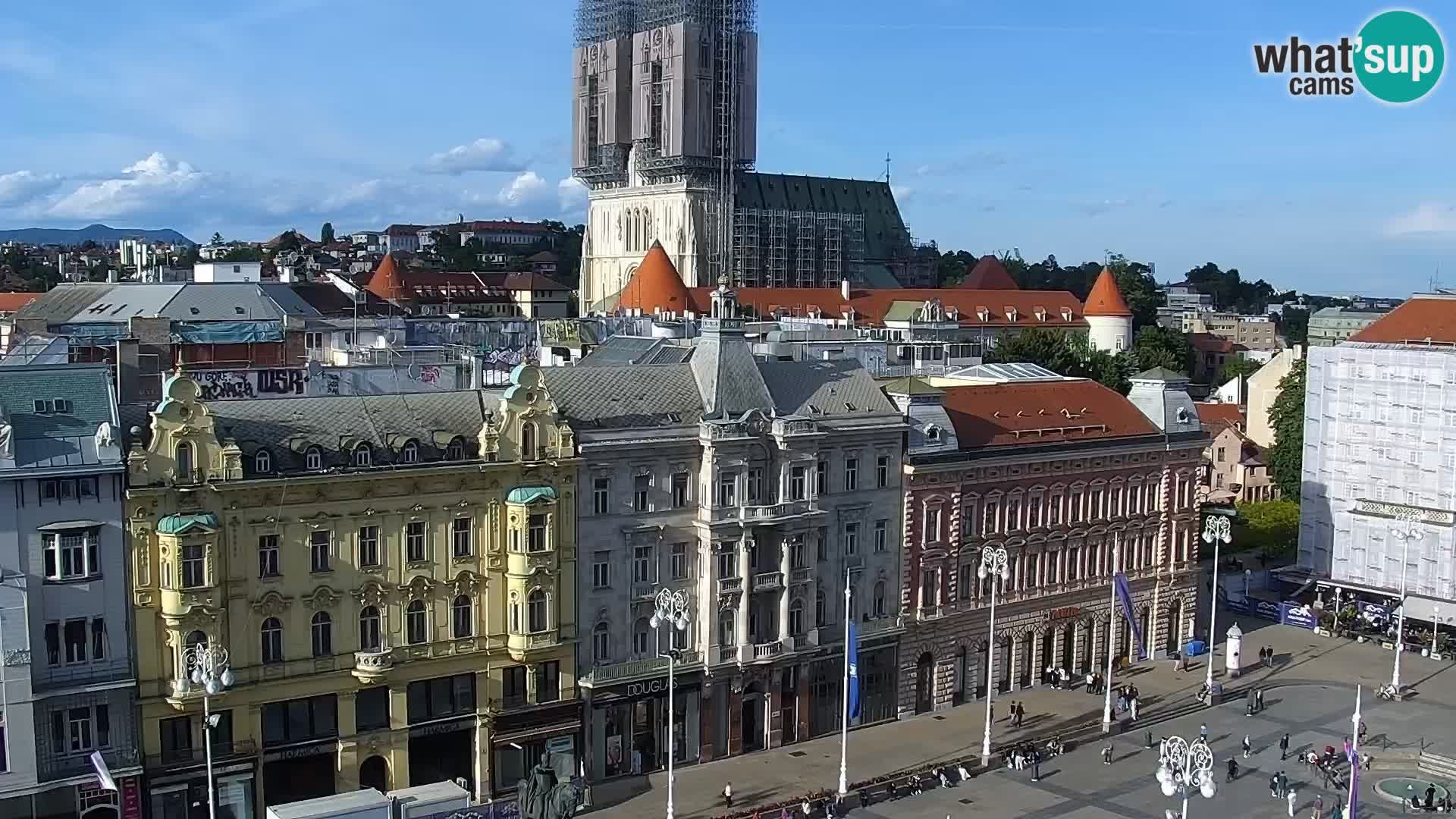 LIVE Webcam Zagreb – Ban Jelačić – Hotel Dubrovnik