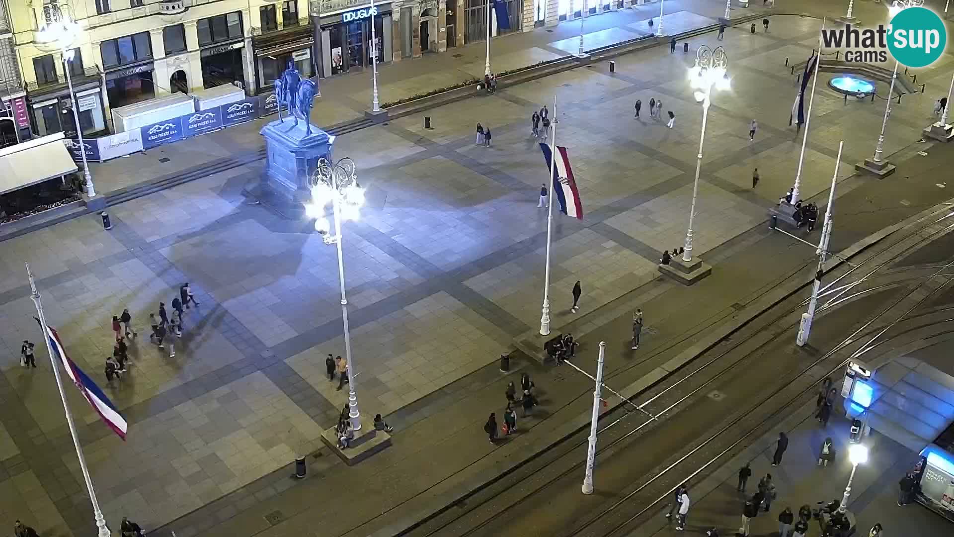 Plaza Ban Jelačić camera en vivo Zagreb – Hotel Dubrovnik