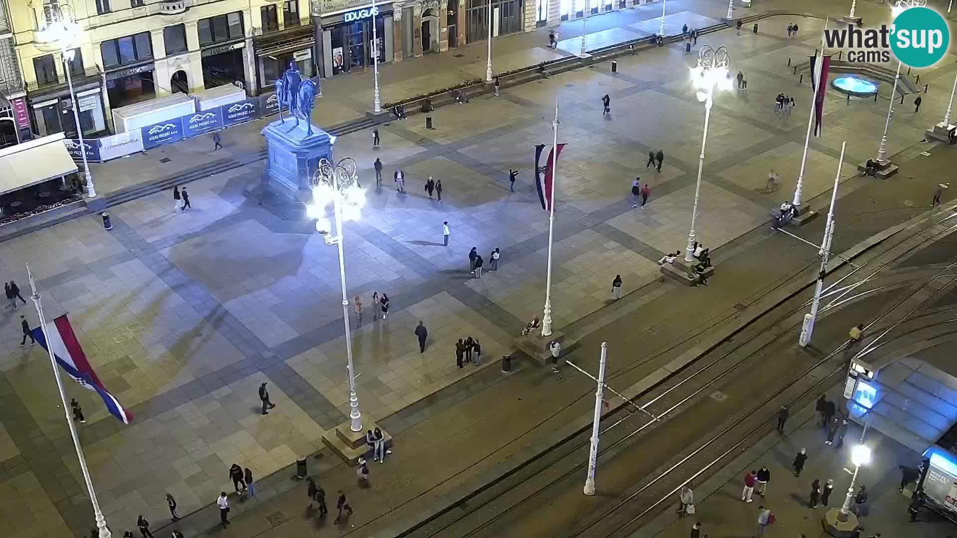 Plaza Ban Jelačić camera en vivo Zagreb – Hotel Dubrovnik