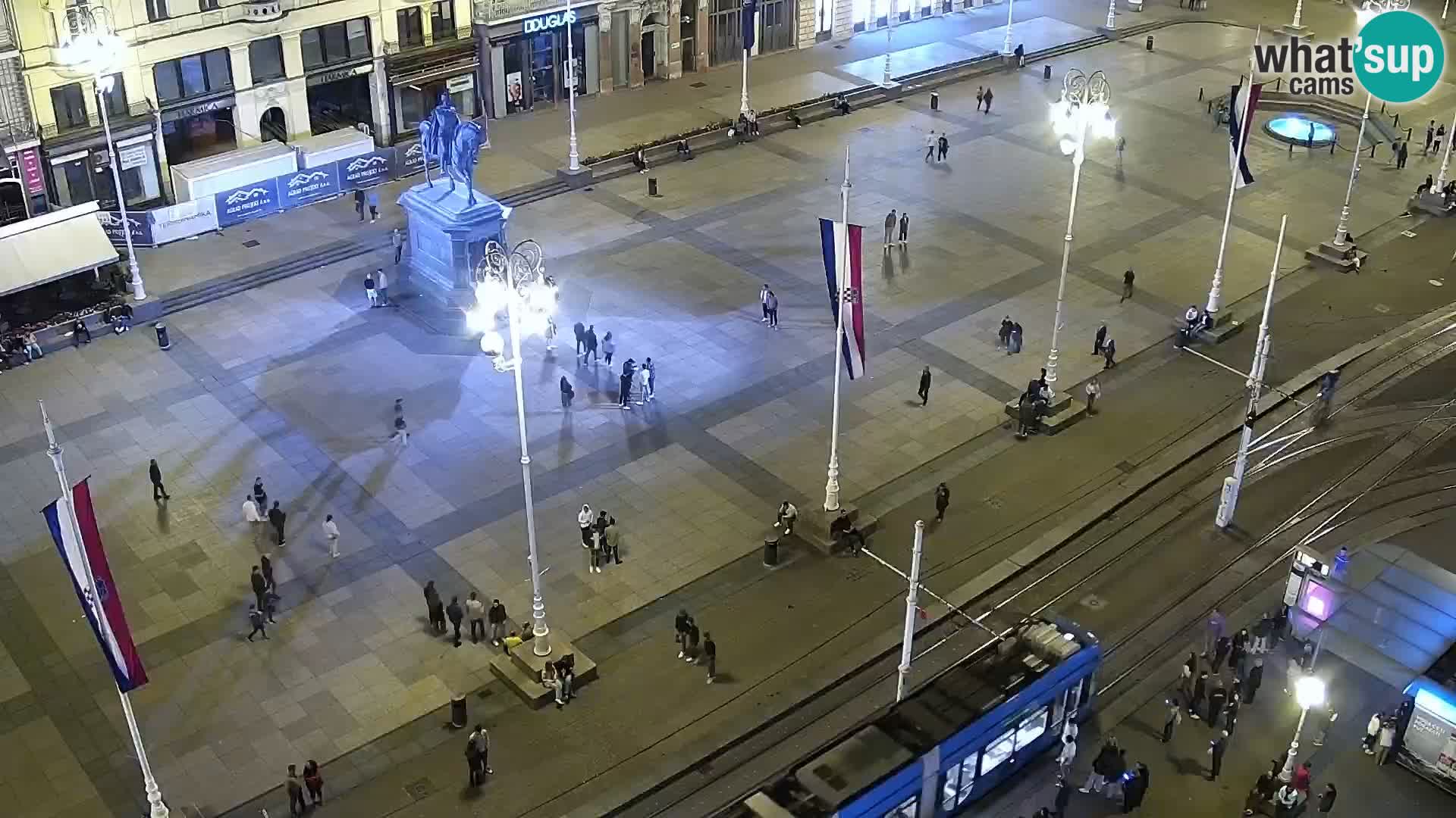 Plaza Ban Jelačić camera en vivo Zagreb – Hotel Dubrovnik