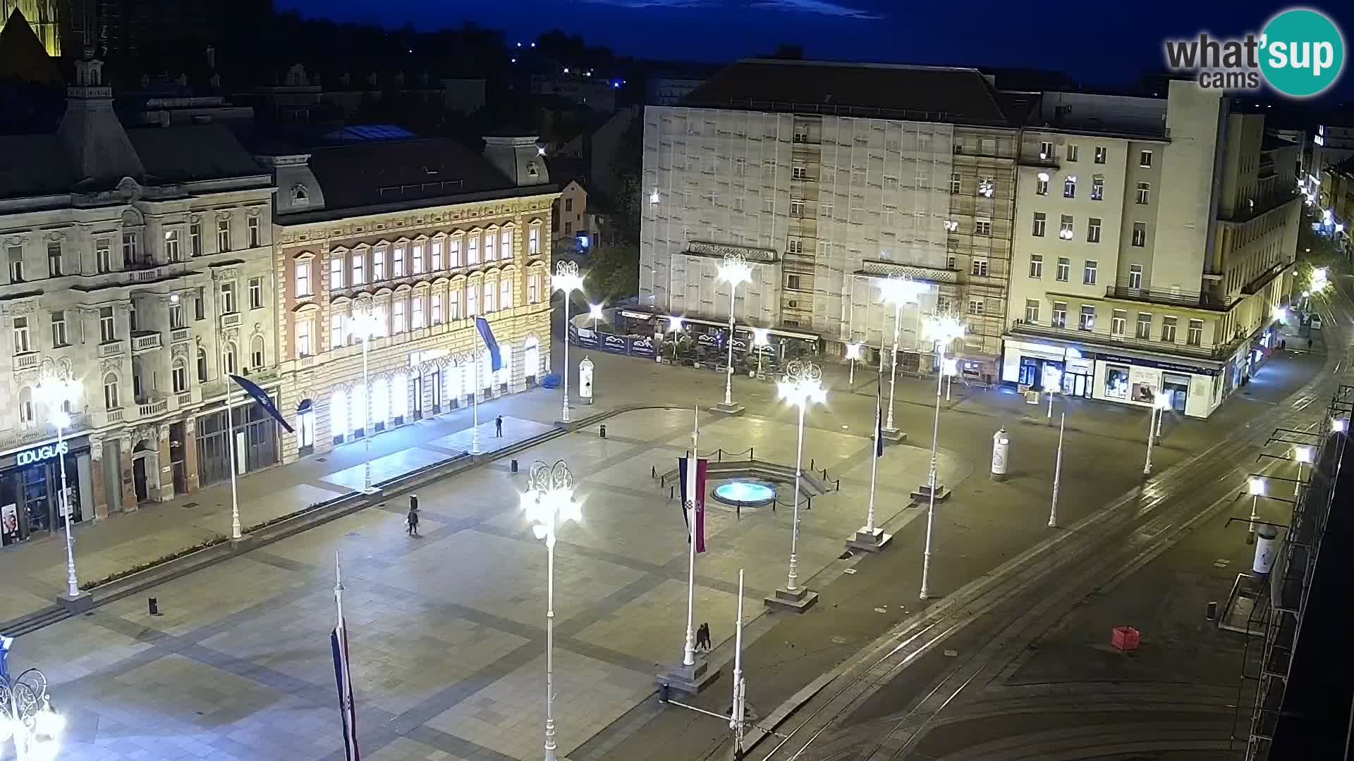 Plaza Ban Jelačić camera en vivo Zagreb – Hotel Dubrovnik