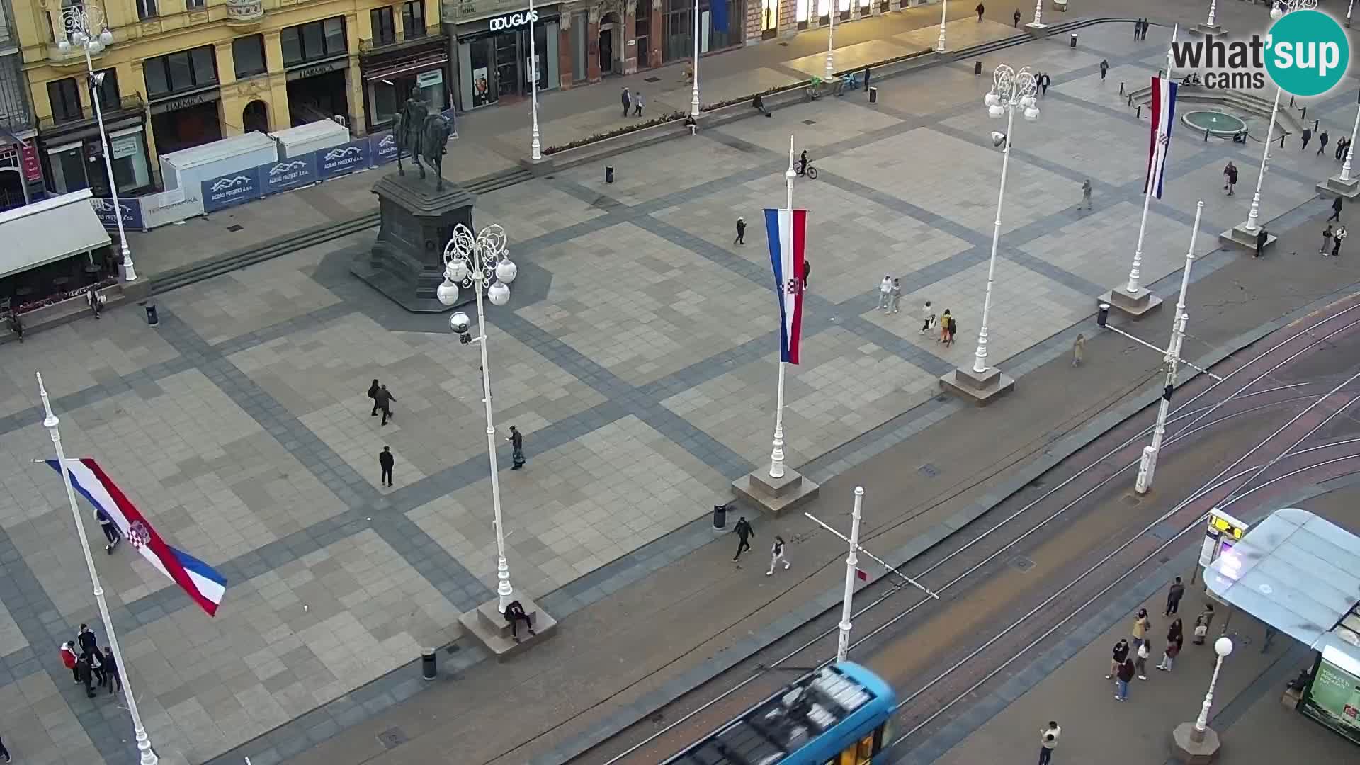 LIVE Webcam Zagreb Hotel Dubrovnik | Ban Jelačić square