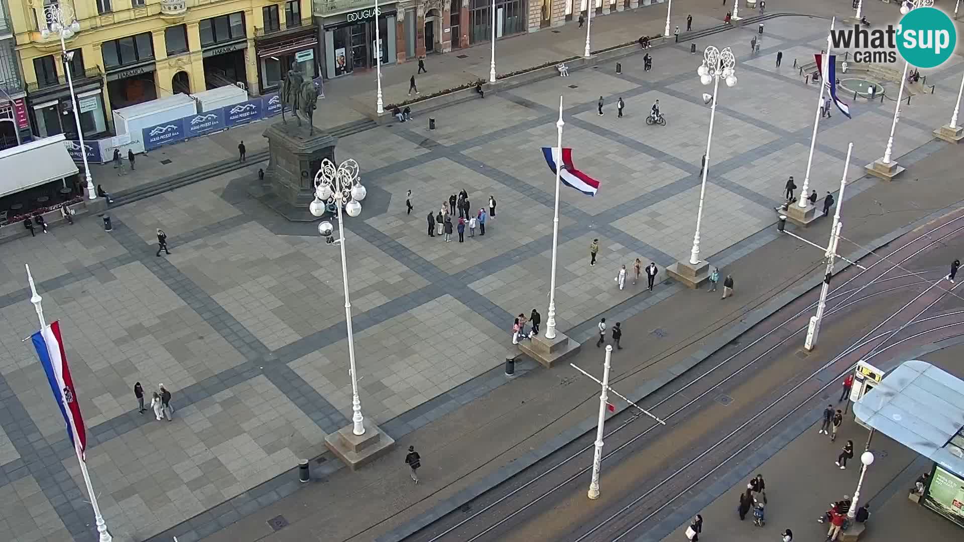 Kamera v živo Zagreb – Trg Bana Jelačića