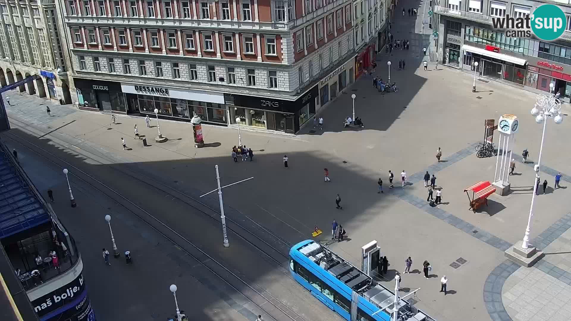 Zagreb – Bana Jelačića square panorama