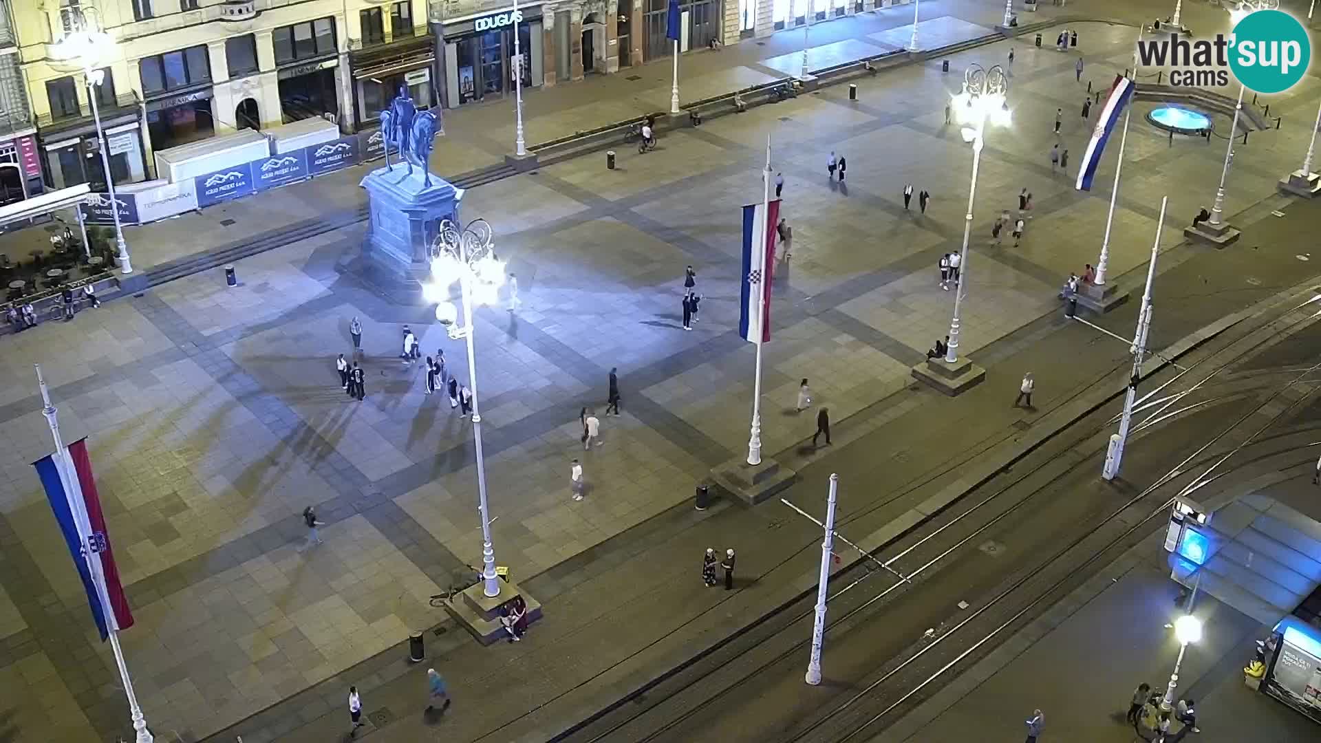 LIVE Webcam Zagreb Hotel Dubrovnik | Ban Jelačić square