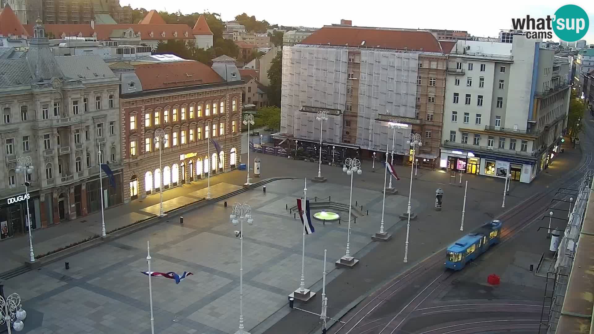 Piazza Ban Jelačić livecam Zagreb – Hotel Dubrovnik