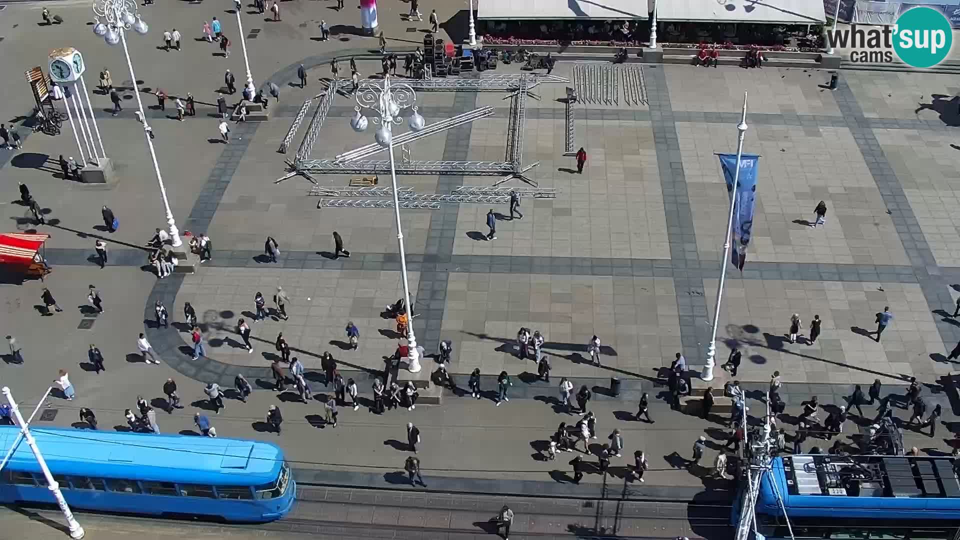 Webcam live Zagreb – Ban Jelačić Platz