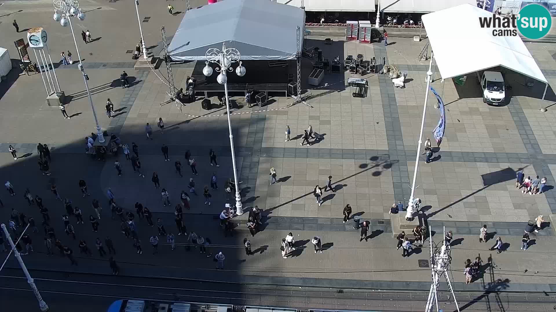 Ban Jelačić Platz  Live webcam Zagreb – Hotel Dubrovnik