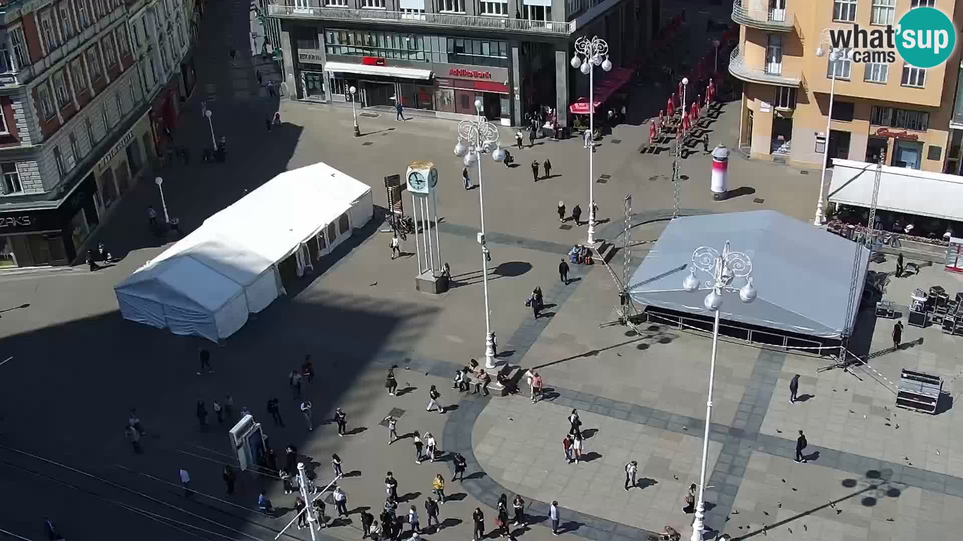 LIVE Webcam Zagreb – Ban Jelačić – Hotel Dubrovnik