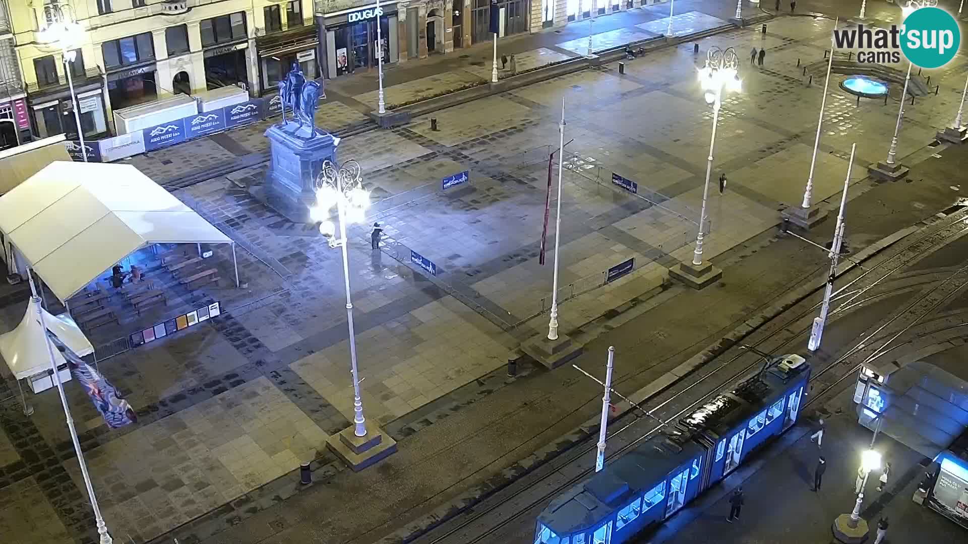 Kamera v živo Zagreb – Trg Bana Jelačića