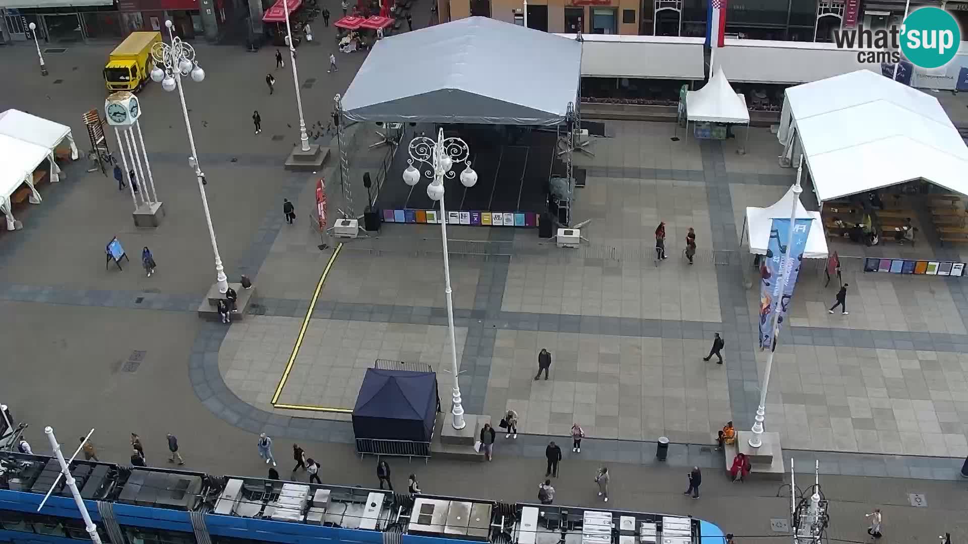 Ban Jelačić Platz  Live webcam Zagreb – Hotel Dubrovnik