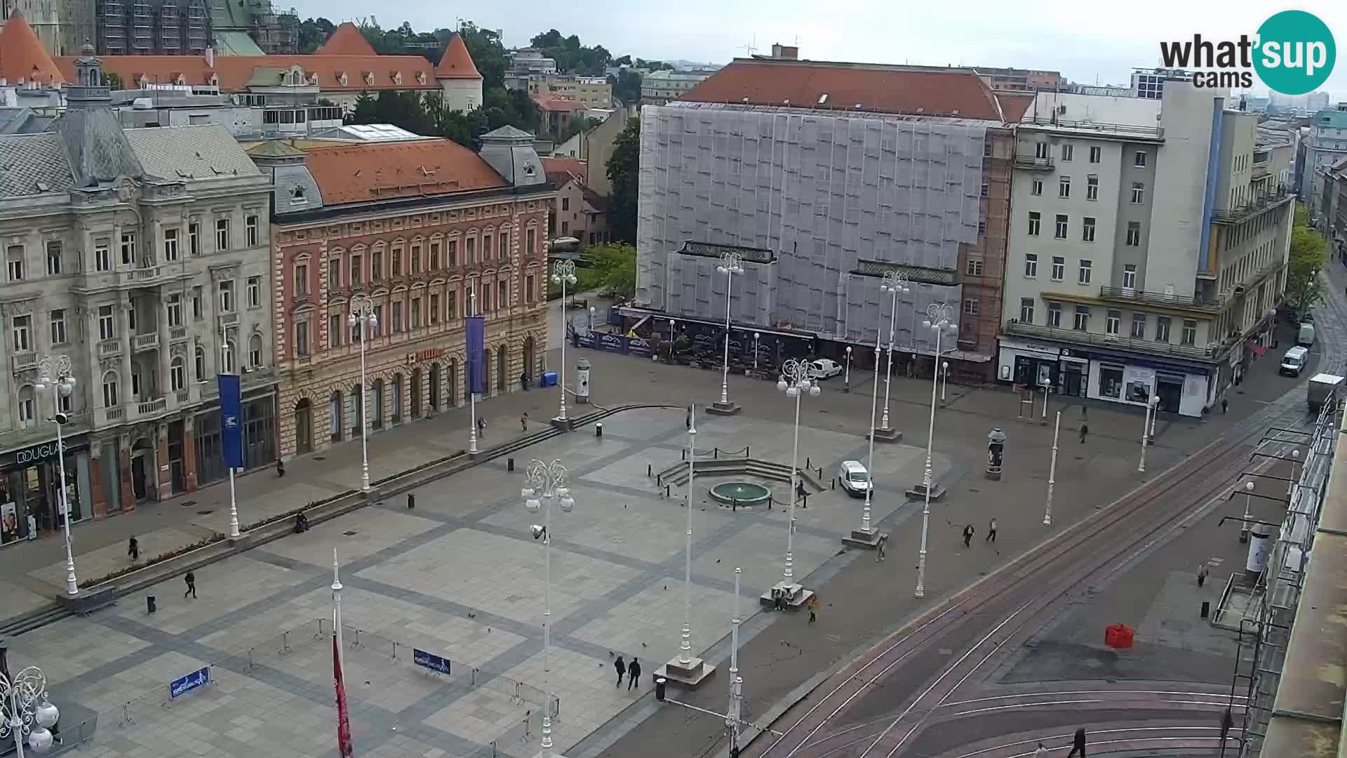 Webcam live Zagreb – Piazza Ban Jelačić