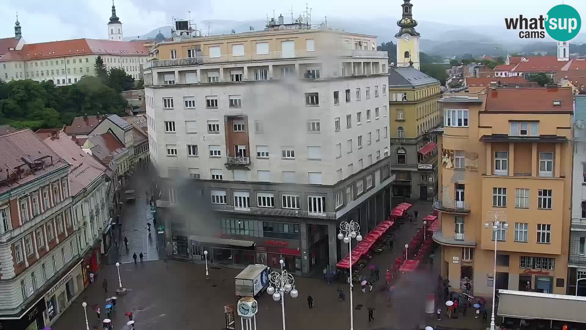 Plaza Ban Jelačić camera en vivo Zagreb – Hotel Dubrovnik