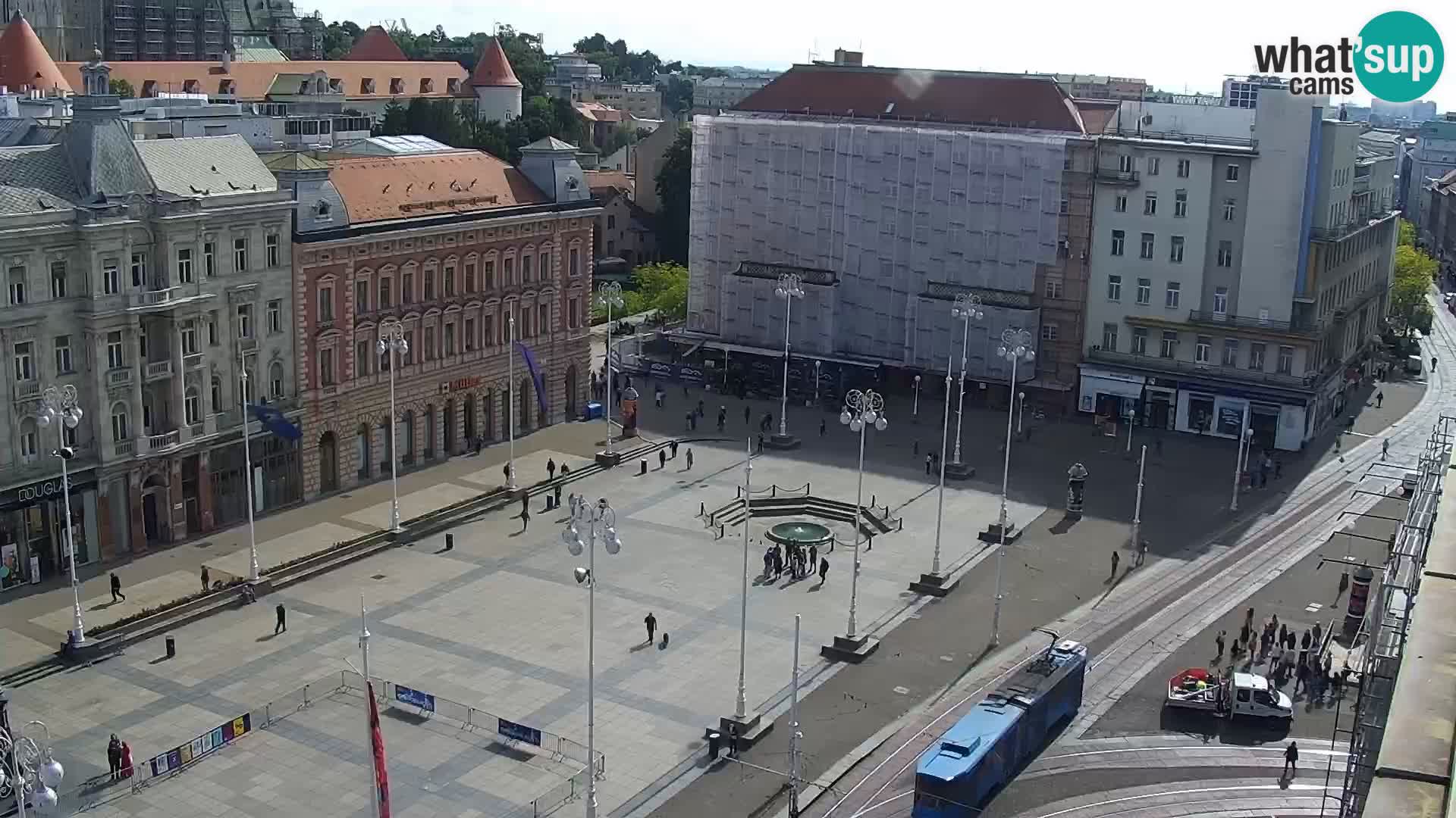 Plaza Ban Jelačić camera en vivo Zagreb – Hotel Dubrovnik