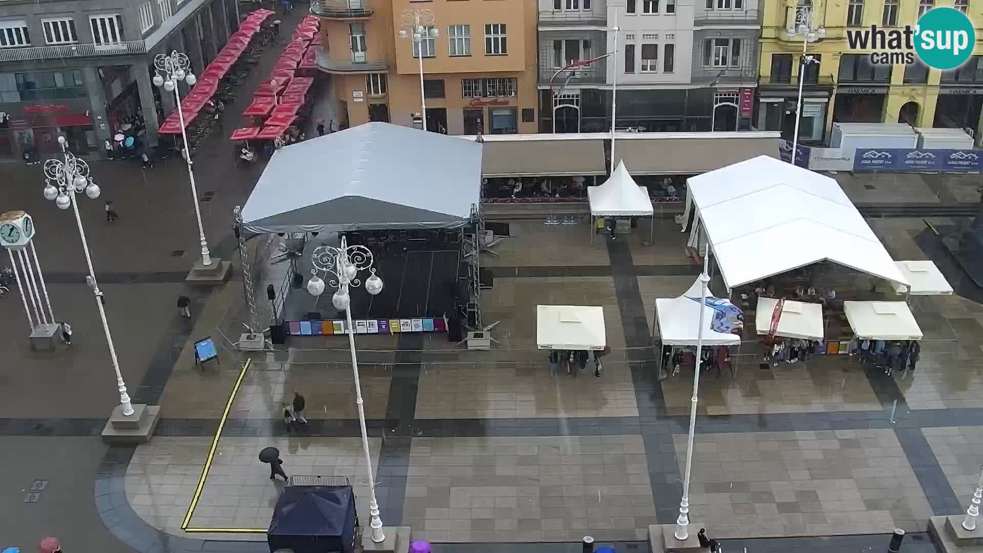 Plaza Ban Jelačić camera en vivo Zagreb – Hotel Dubrovnik