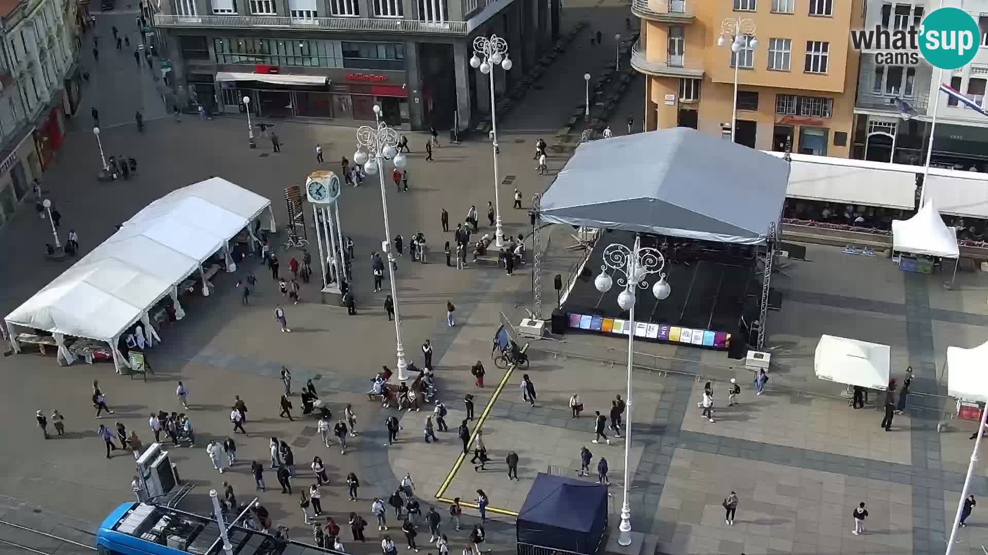 LIVE Webcam Zagreb Hotel Dubrovnik | Ban Jelačić square
