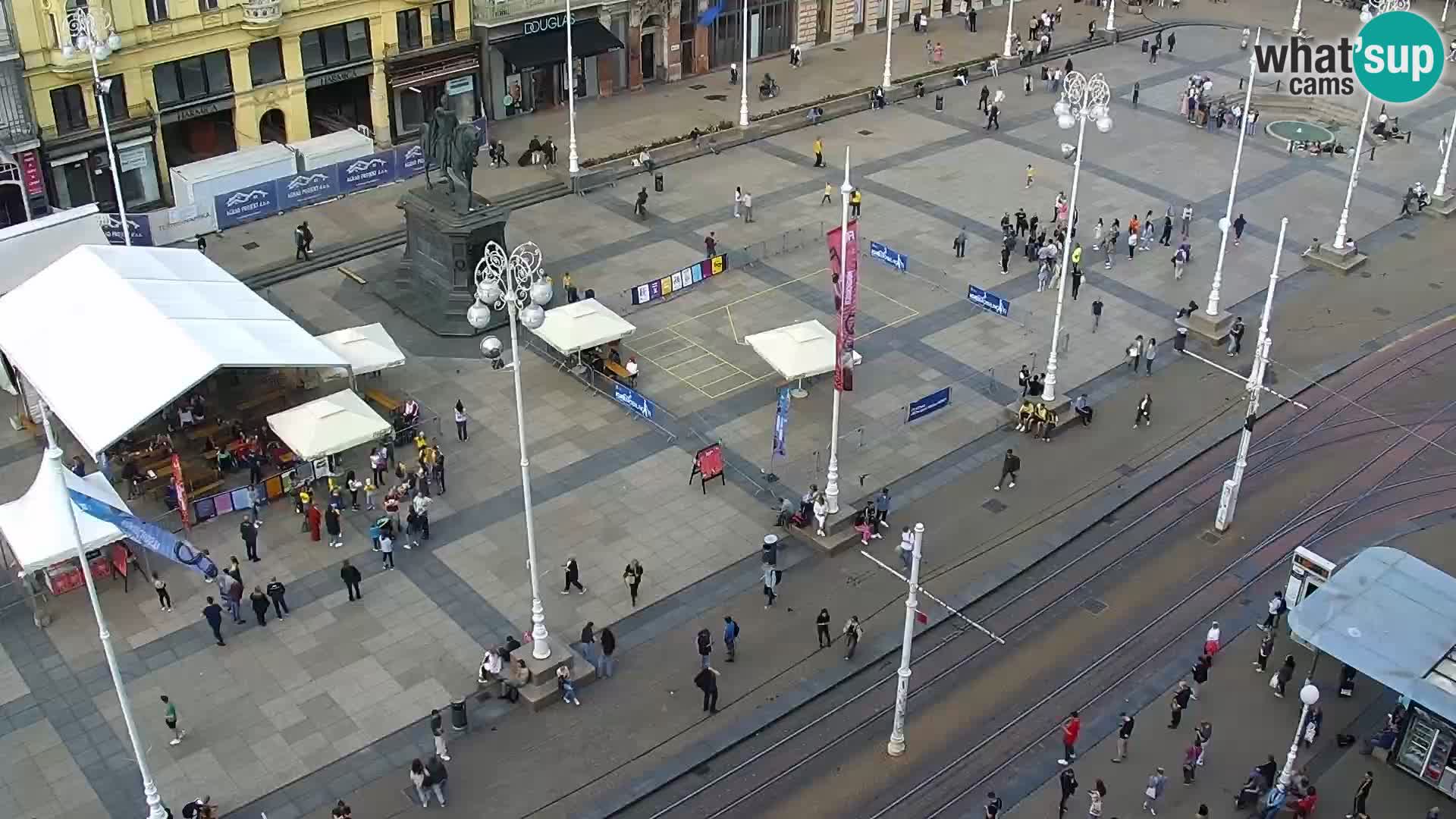 LIVE Webcam Zagreb Hotel Dubrovnik | Ban Jelačić square