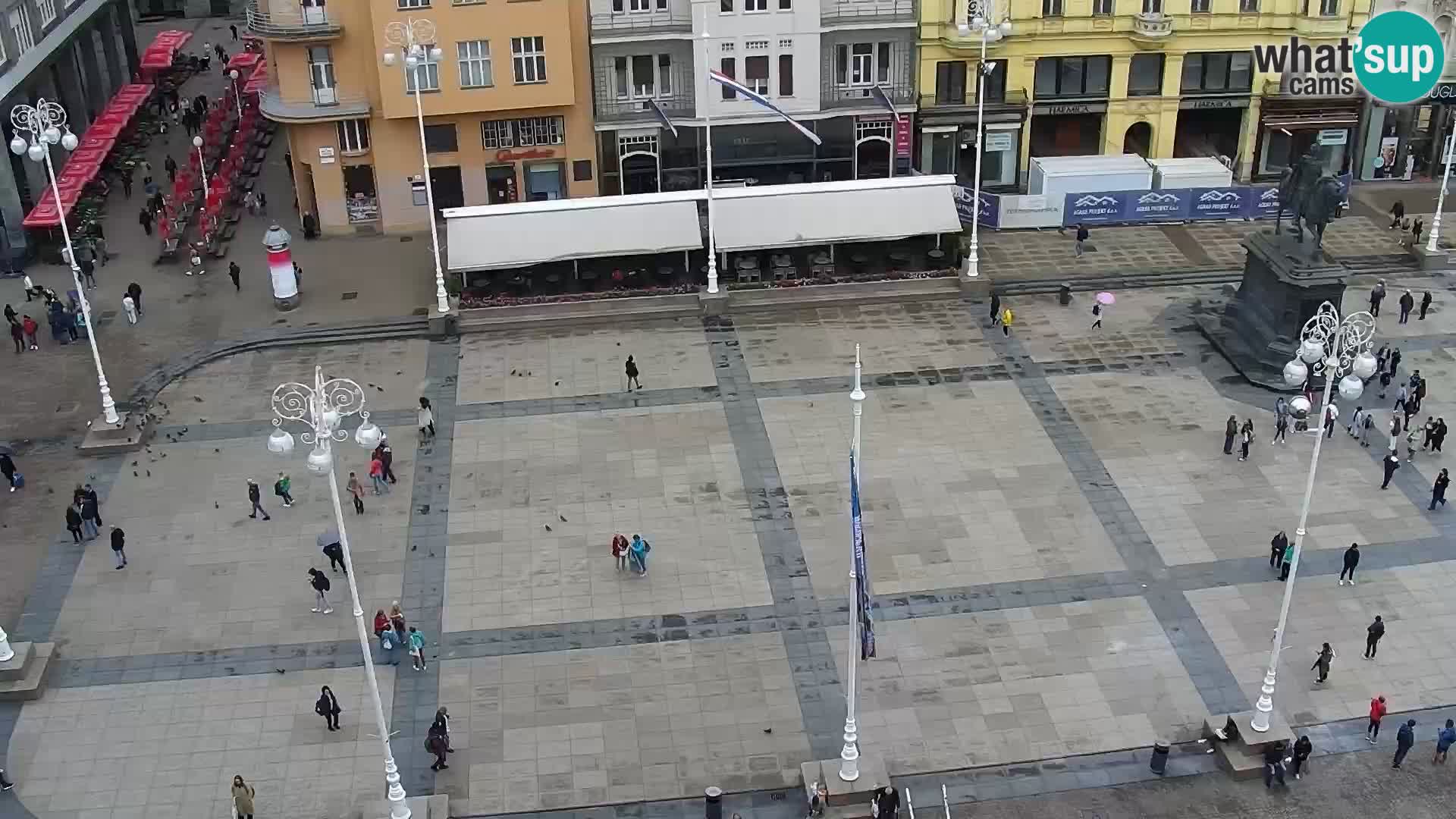 Piazza Ban Jelačić livecam Zagreb – Hotel Dubrovnik