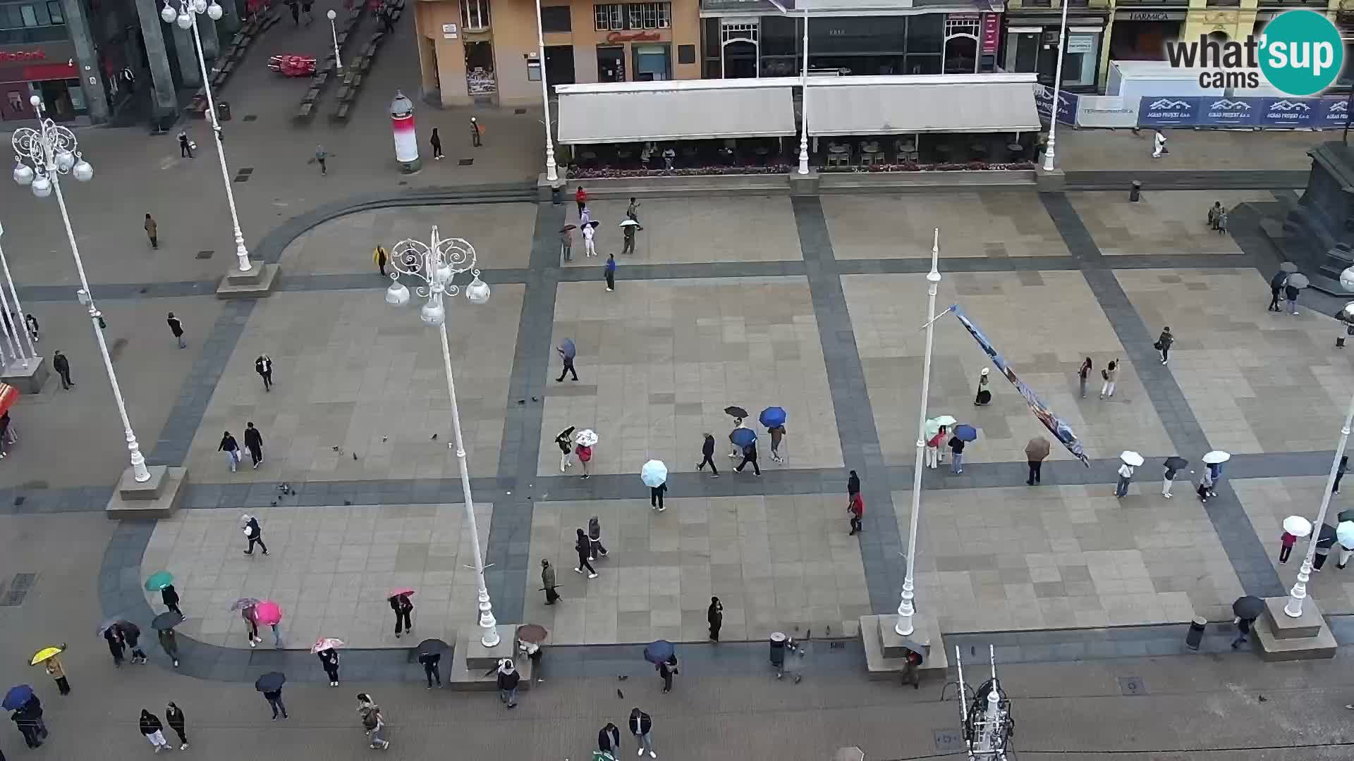 LIVE Webcam Zagreb Hotel Dubrovnik | Ban Jelačić square