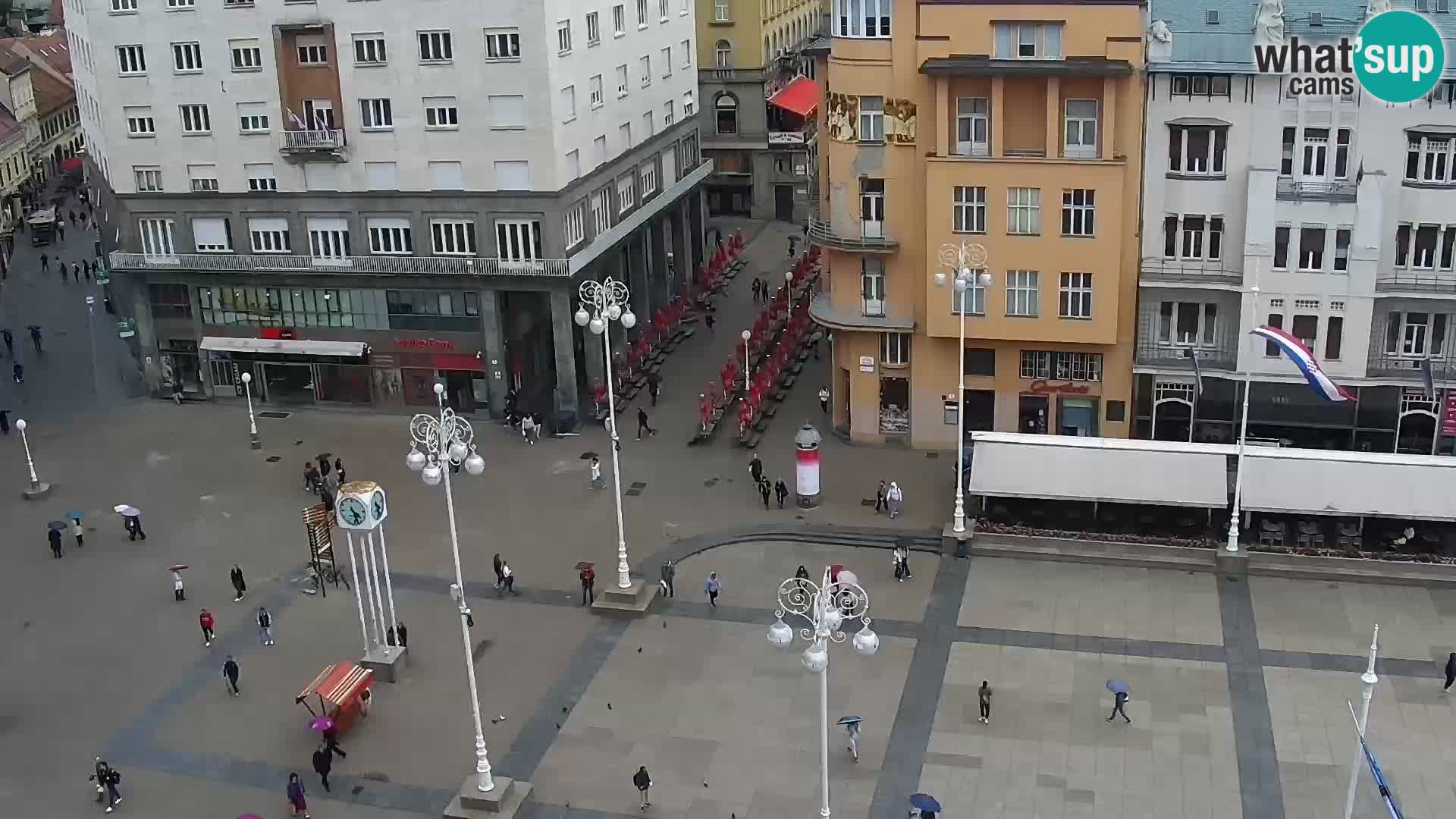 Ban Jelačić live cam Zagreb – Hotel Dubrovnik