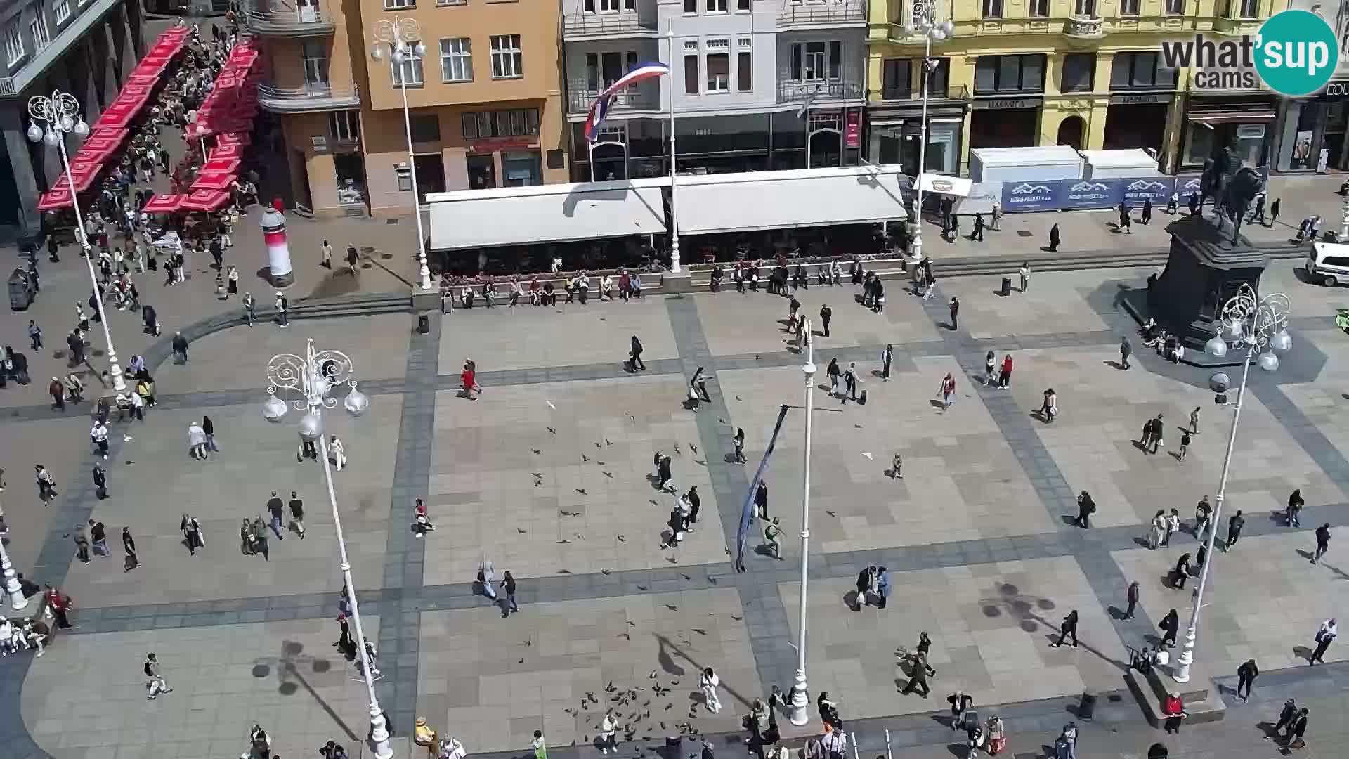 Plaza Ban Jelačić camera en vivo Zagreb – Hotel Dubrovnik
