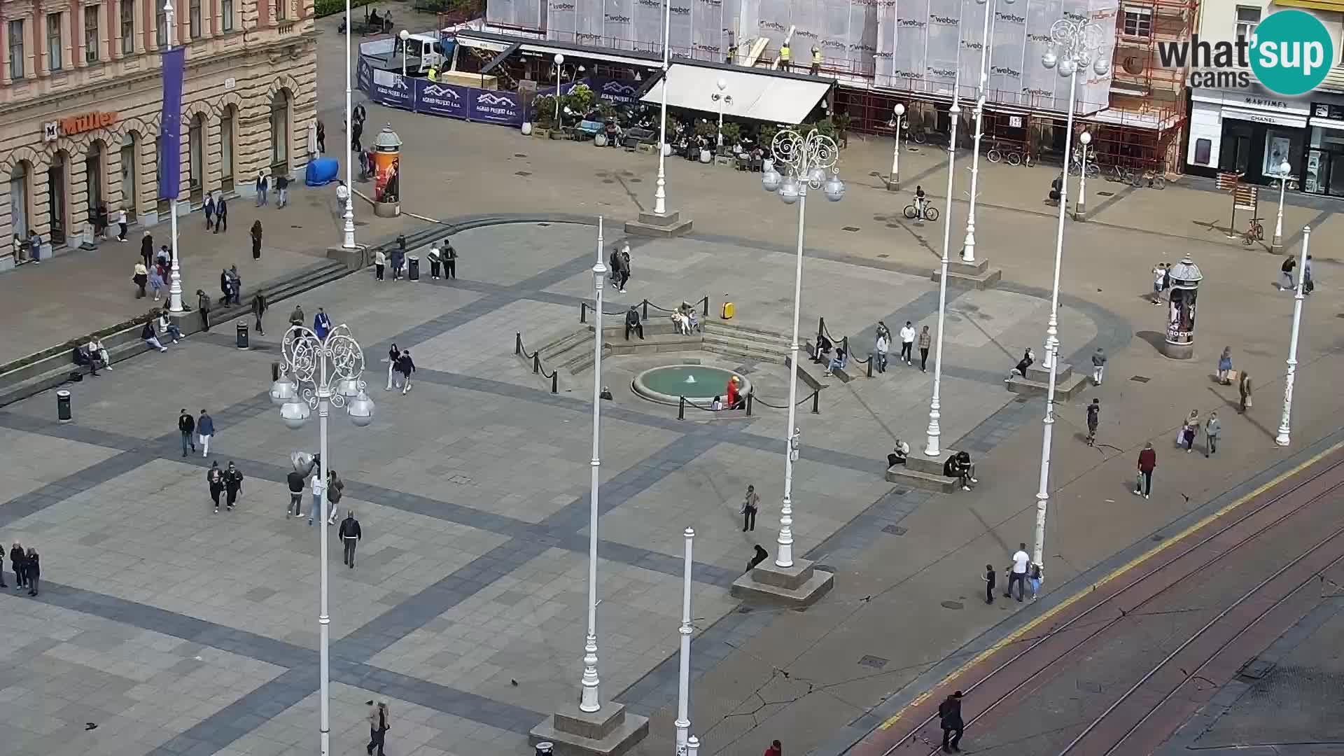 Zagreb – Bana Jelačića square panorama