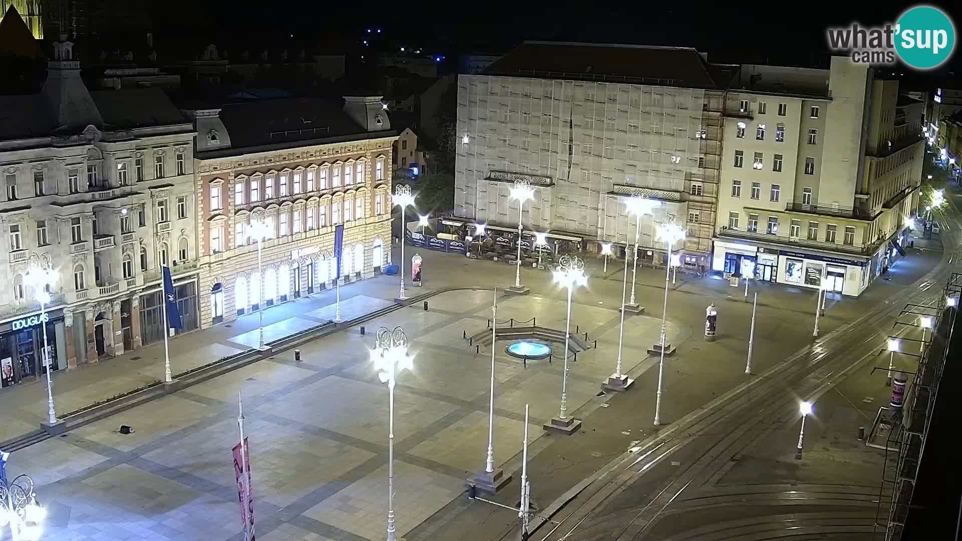 Plaza Ban Jelačić camera en vivo Zagreb – Hotel Dubrovnik