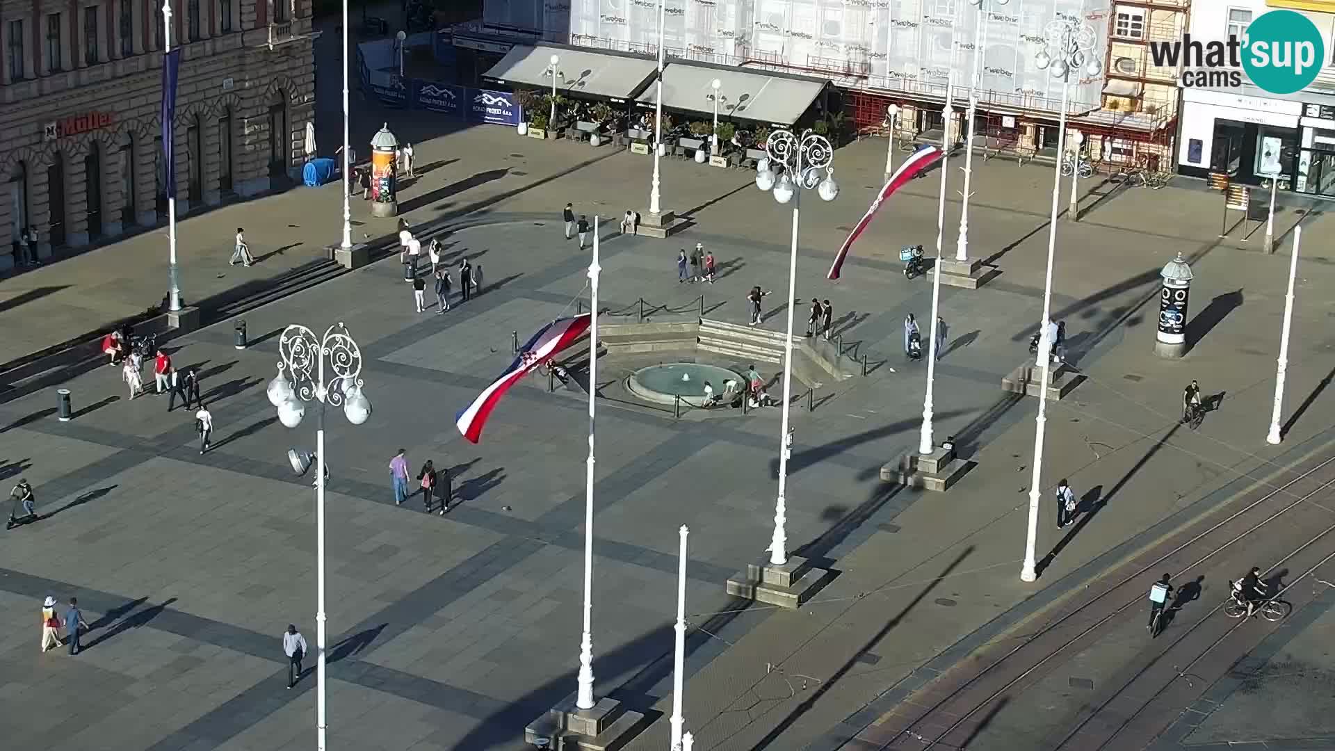 Plaza Ban Jelačić camera en vivo Zagreb – Hotel Dubrovnik