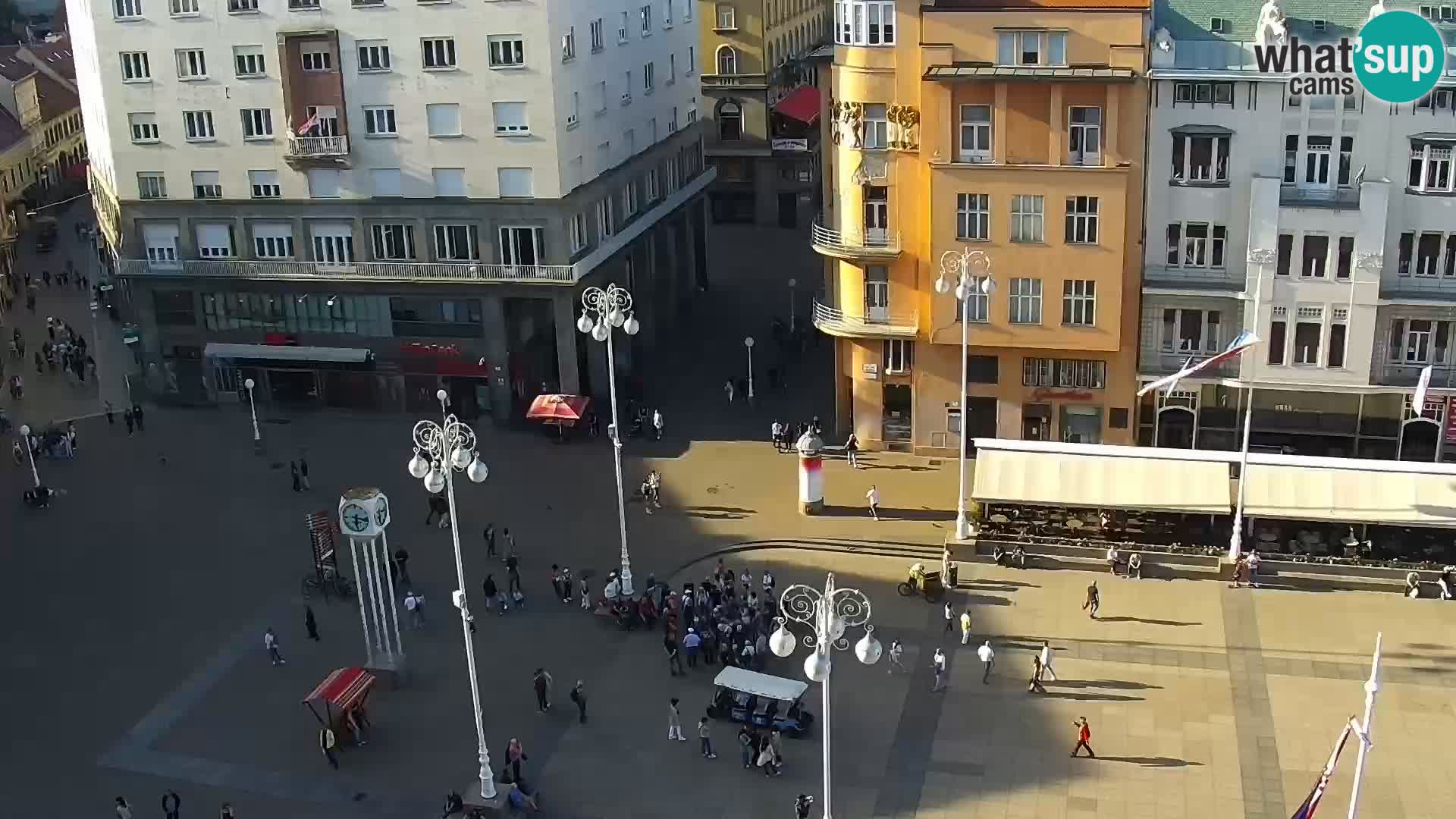 Piazza Ban Jelačić livecam Zagreb – Hotel Dubrovnik