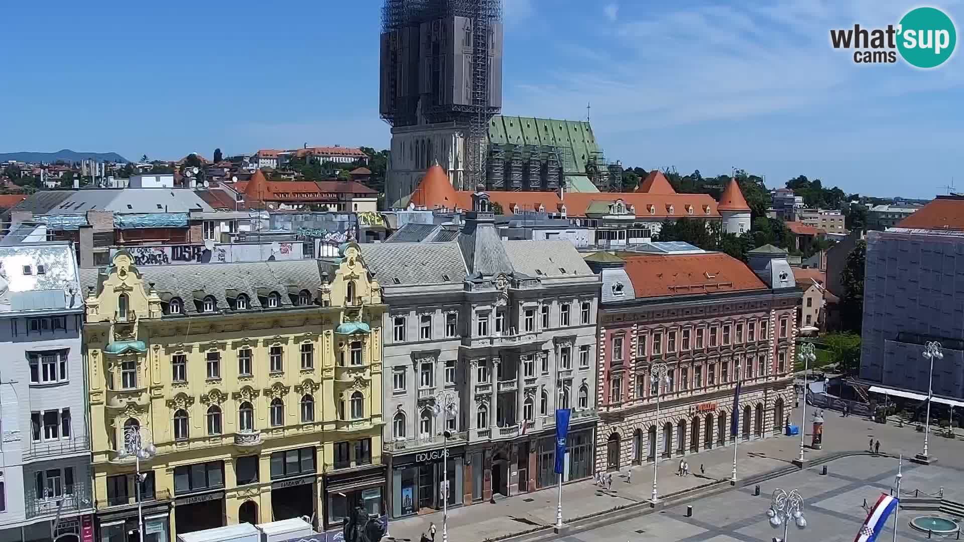 Zagreb – Bana Jelačića square panorama