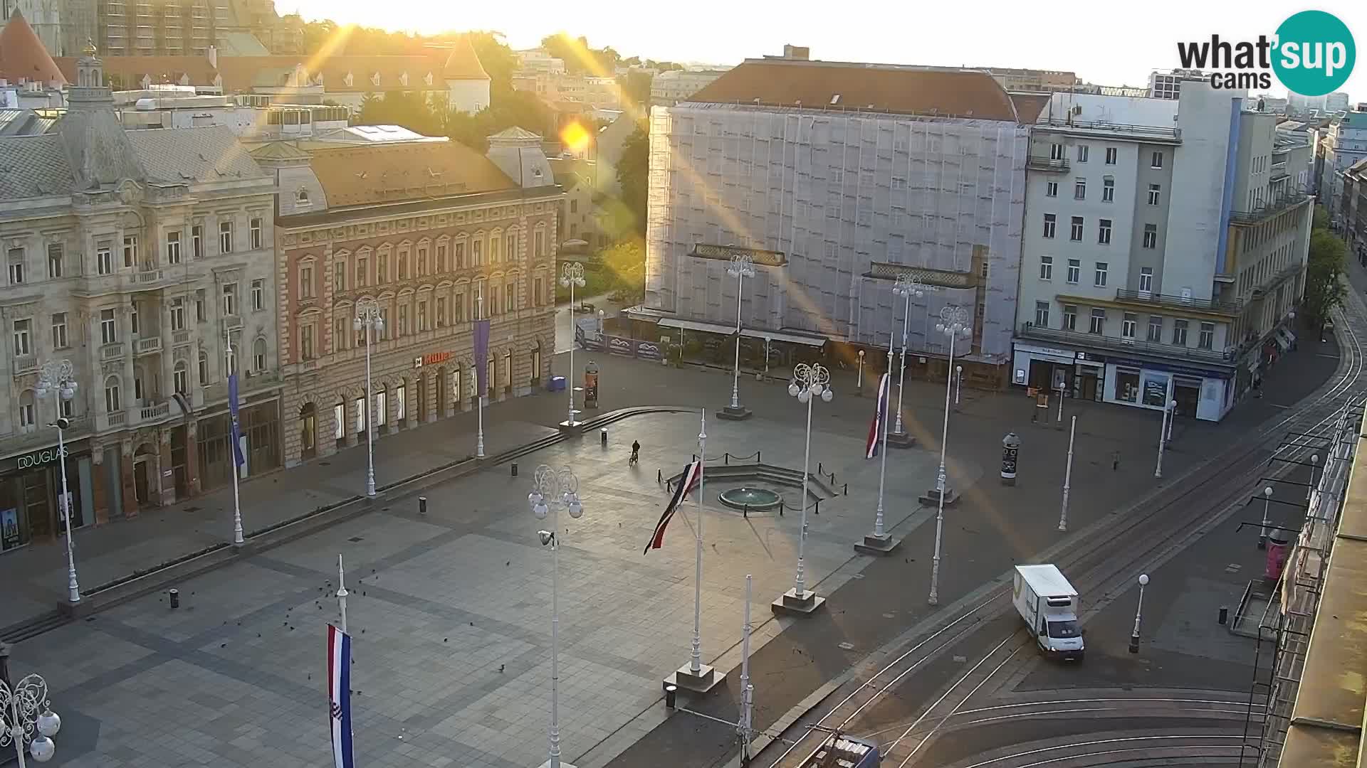 Plaza Ban Jelačić camera en vivo Zagreb – Hotel Dubrovnik