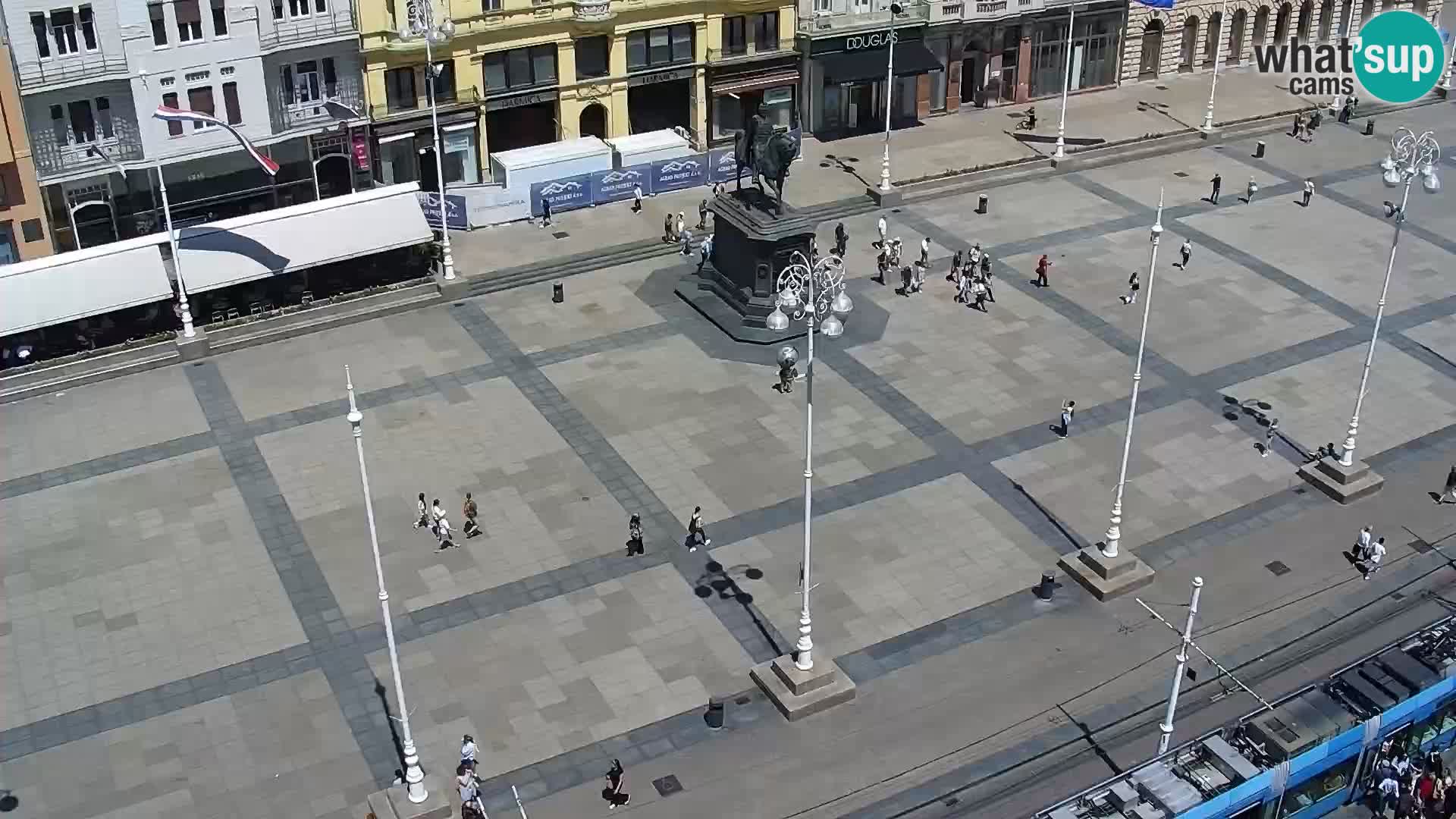 Plaza Ban Jelačić camera en vivo Zagreb – Hotel Dubrovnik