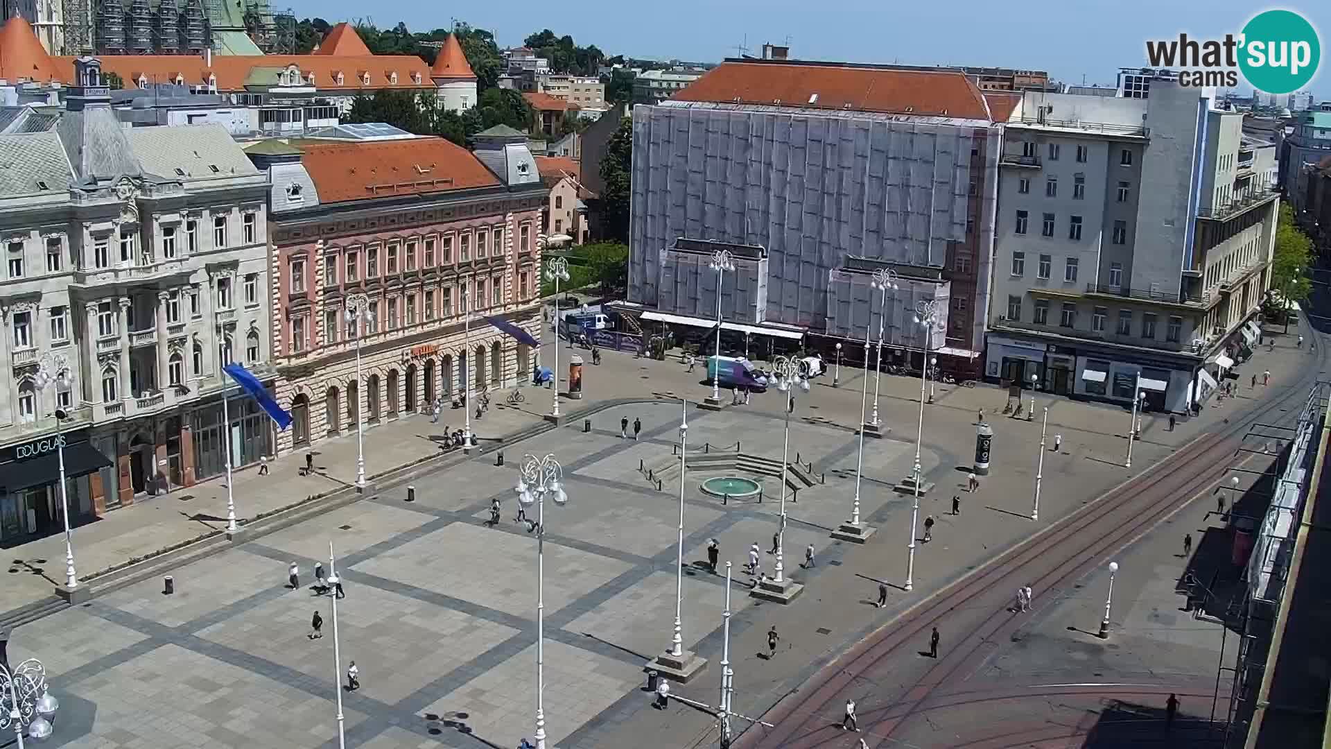Plaza Ban Jelačić camera en vivo Zagreb – Hotel Dubrovnik