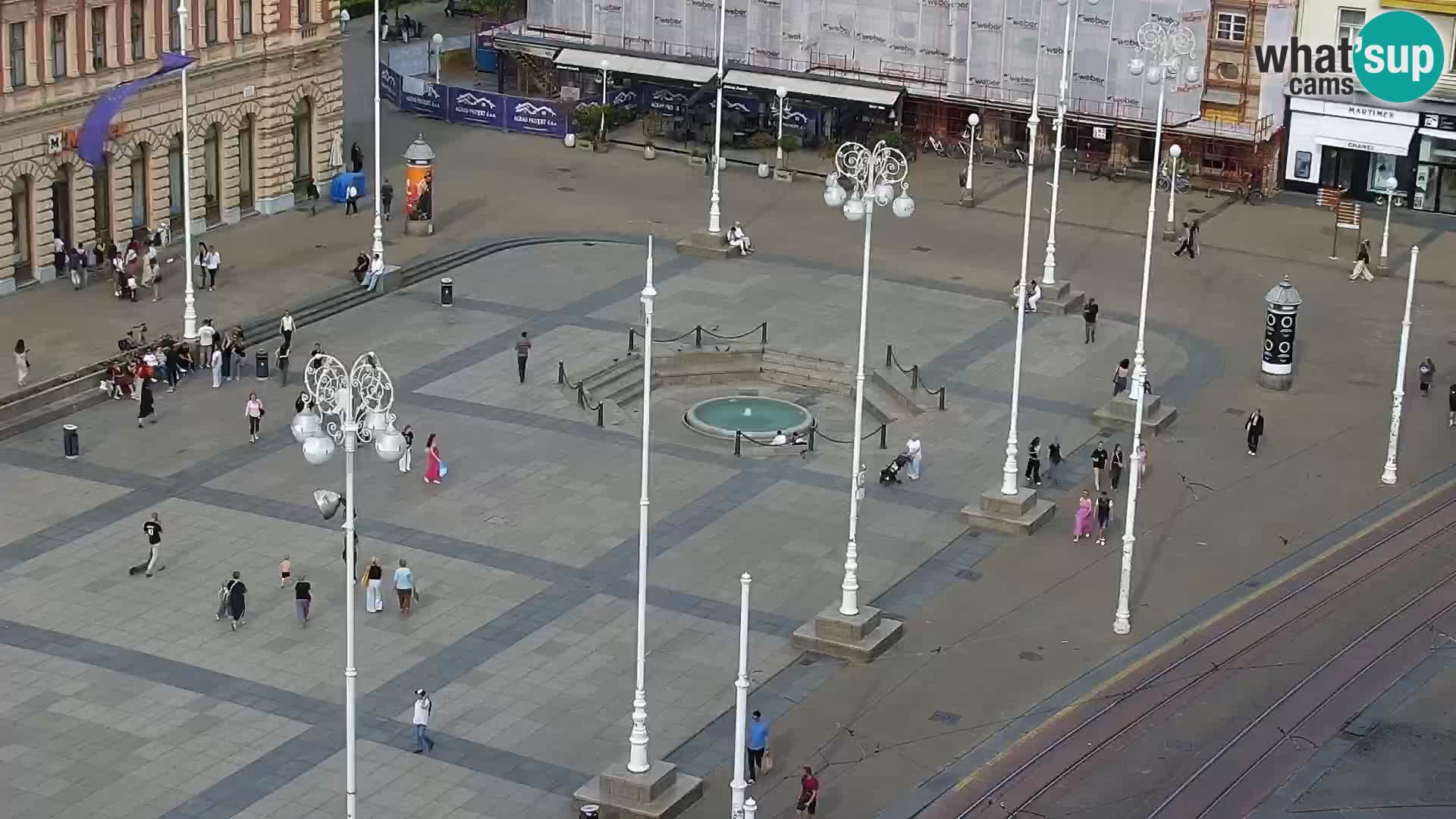 Ban Jelačić Platz  Live webcam Zagreb – Hotel Dubrovnik