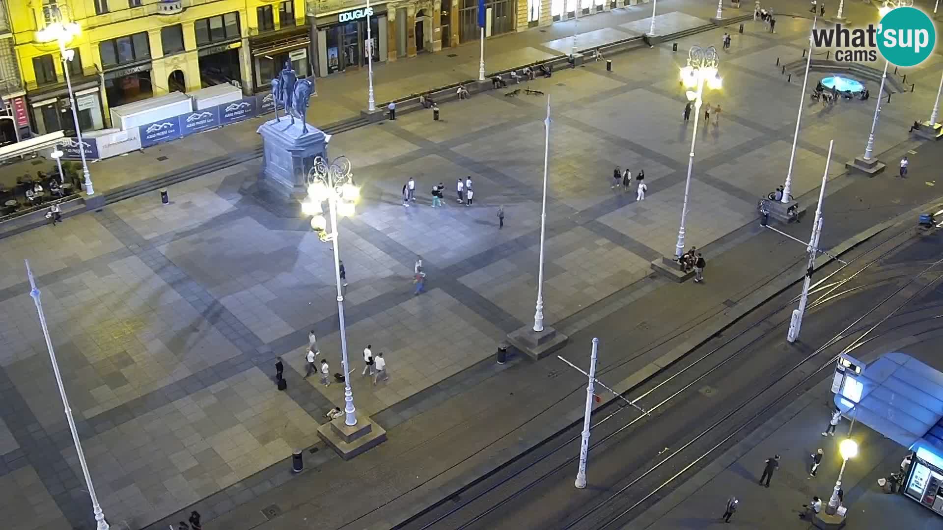 LIVE Webcam Zagreb Hotel Dubrovnik | Ban Jelačić square