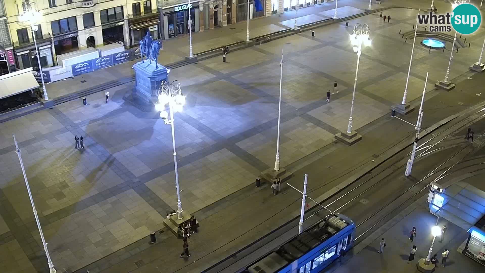 Kamera v živo Zagreb – Trg Bana Jelačića