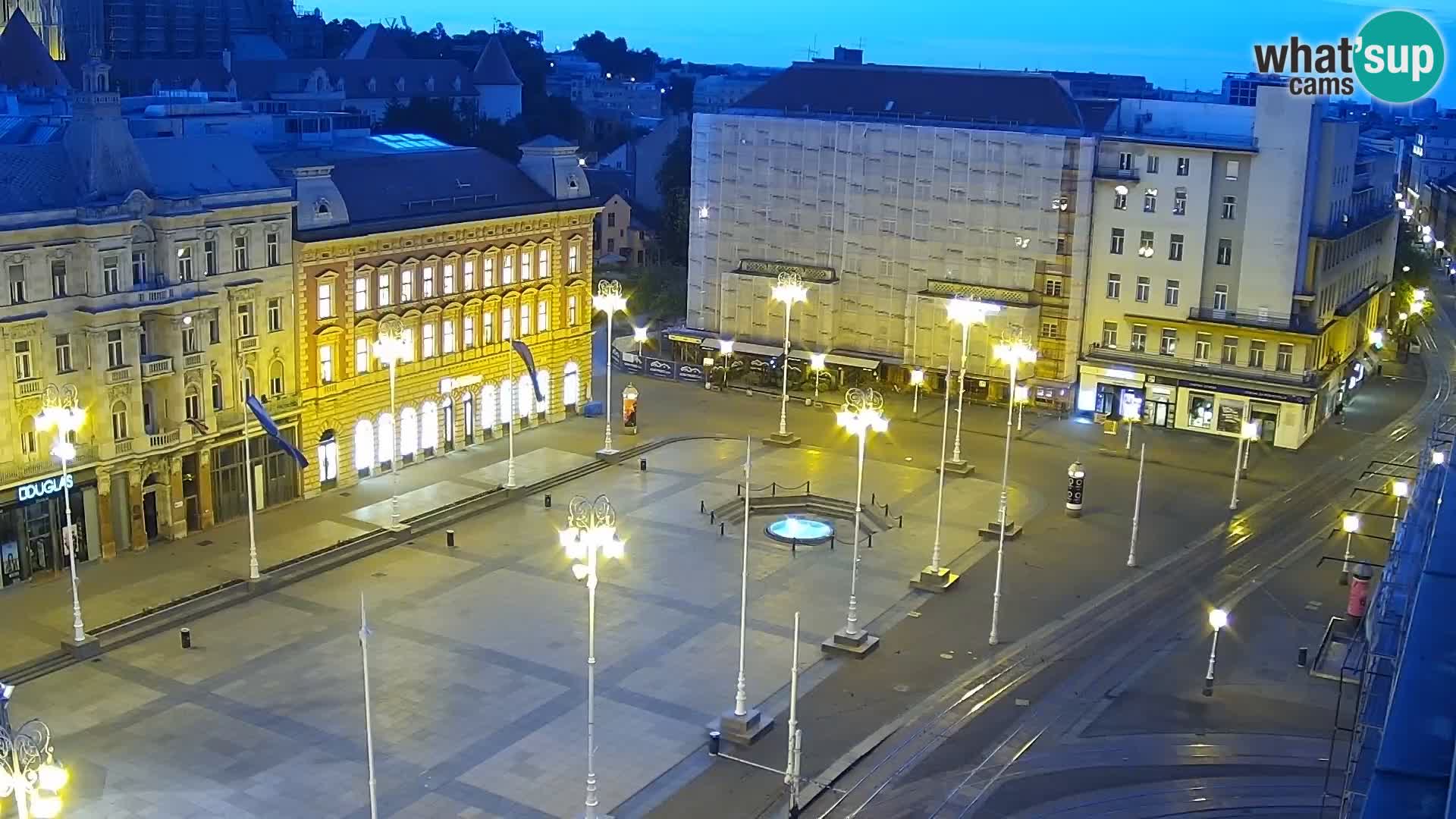 Ban Jelačić Platz  Live webcam Zagreb – Hotel Dubrovnik