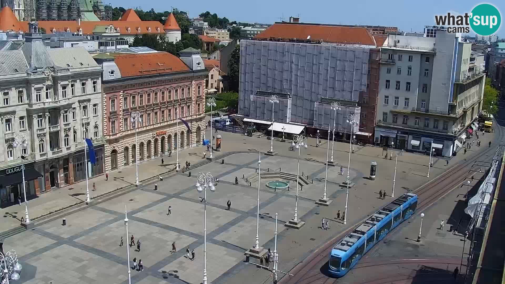 Plaza Ban Jelačić camera en vivo Zagreb – Hotel Dubrovnik