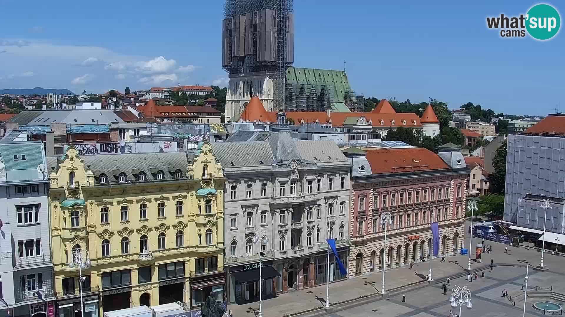 Ban Jelačić Platz  Live webcam Zagreb – Hotel Dubrovnik
