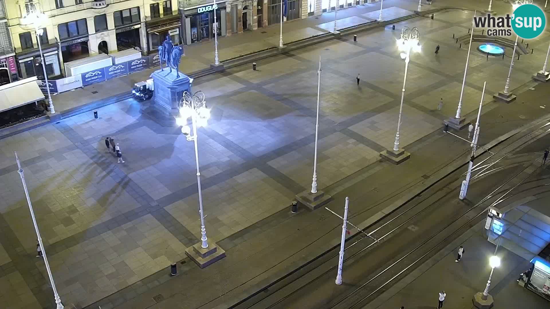 Ban Jelačić Platz  Live webcam Zagreb – Hotel Dubrovnik