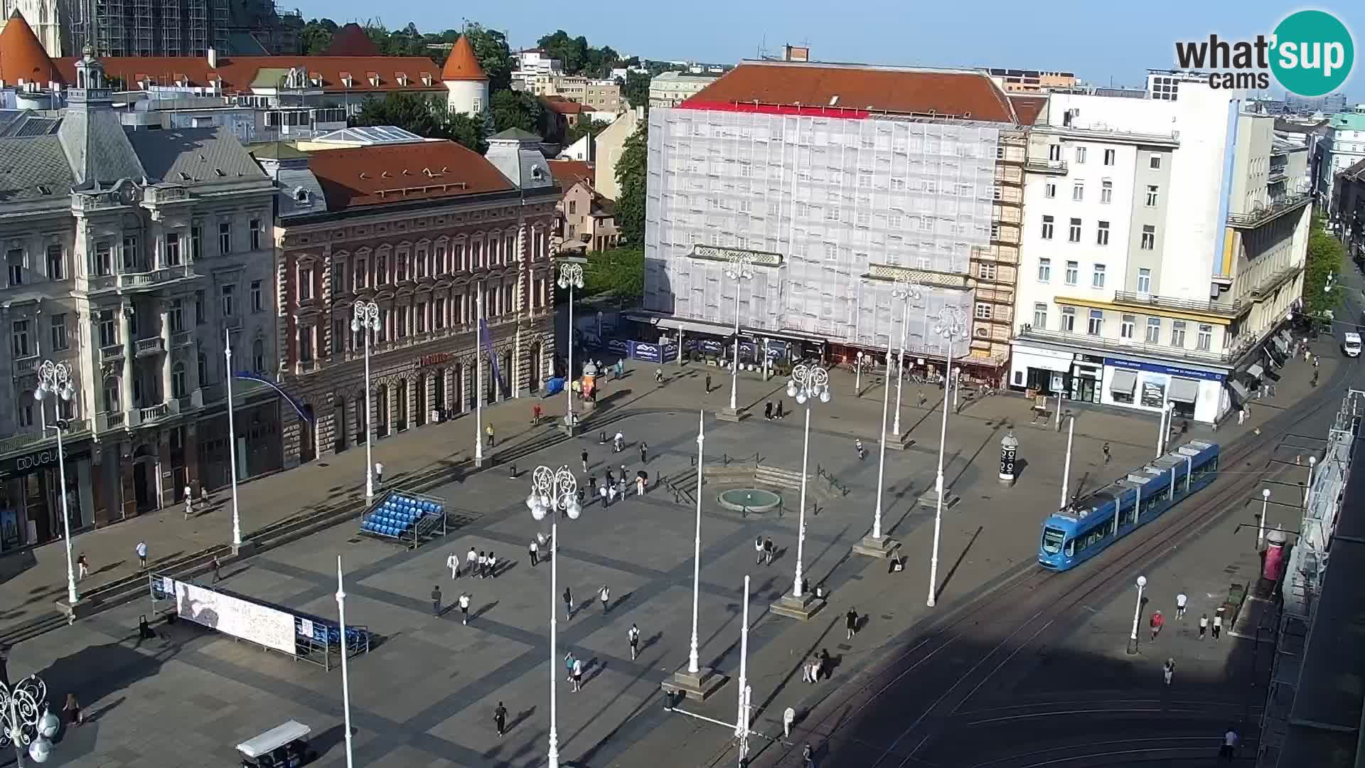 Ban Jelačić Platz  Live webcam Zagreb – Hotel Dubrovnik