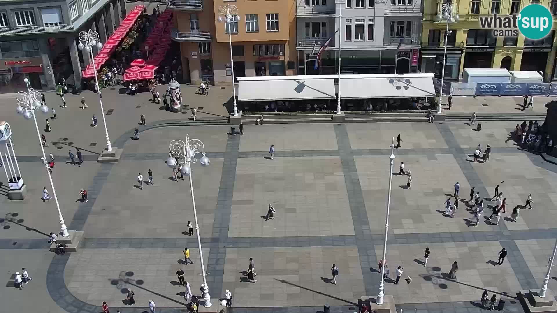 LIVE Webcam Zagreb Hotel Dubrovnik | Ban Jelačić square