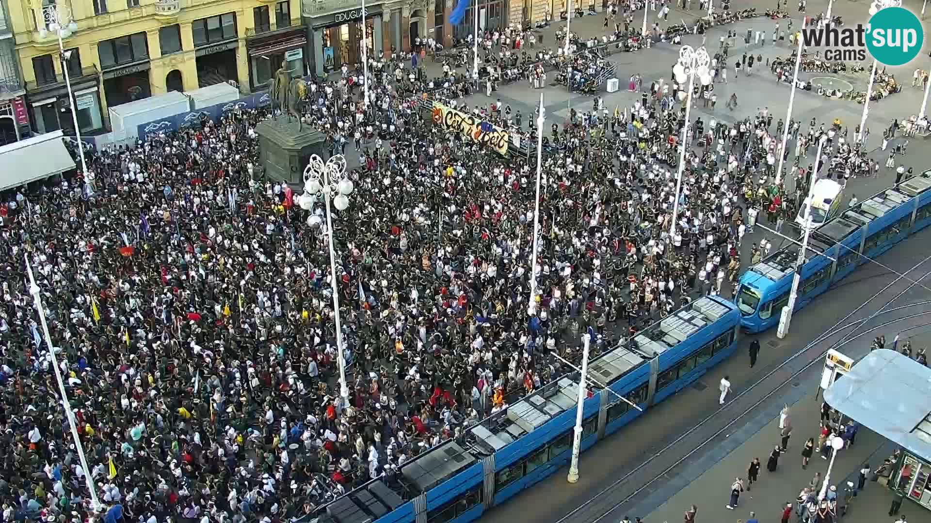 LIVE Webcam Zagreb Hotel Dubrovnik | Ban Jelačić square