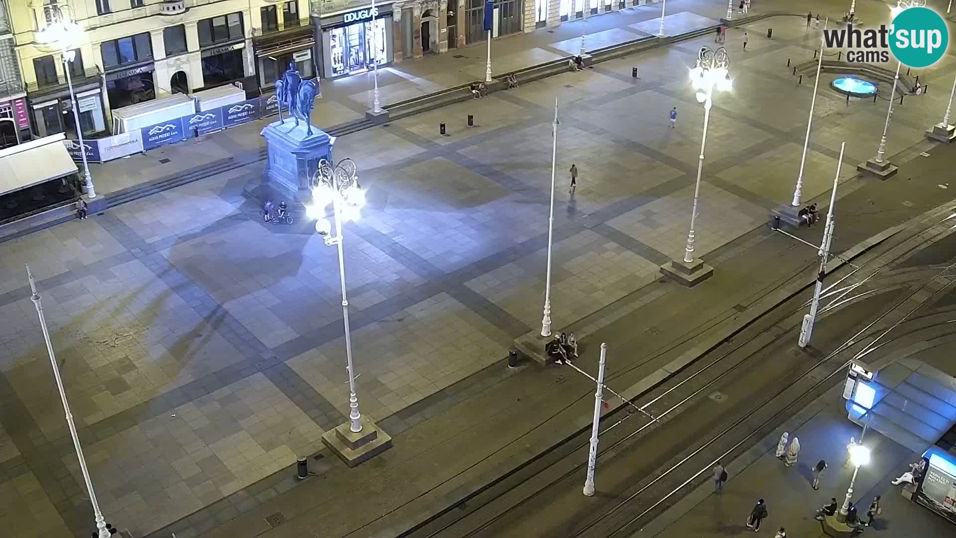 LIVE Webcam Zagreb Hotel Dubrovnik | Ban Jelačić square