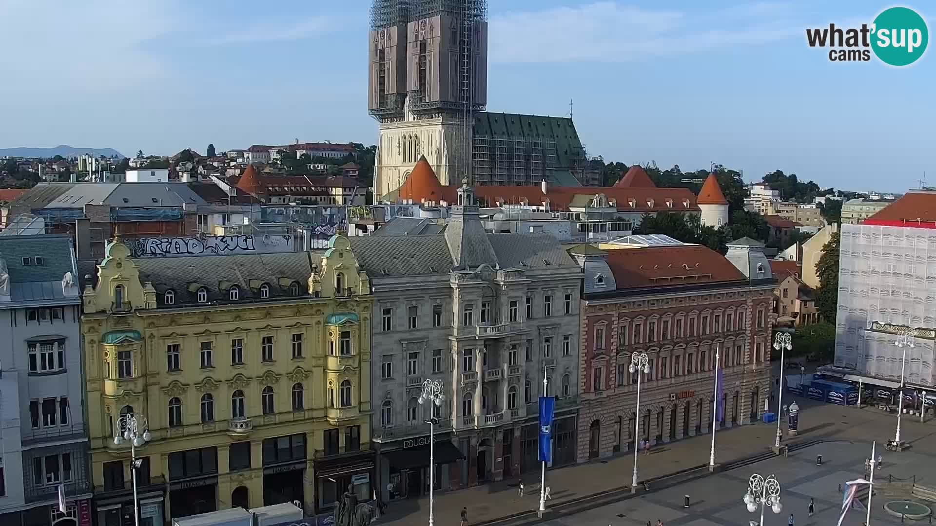 LIVE Webcam Zagreb Hotel Dubrovnik | Ban Jelačić square
