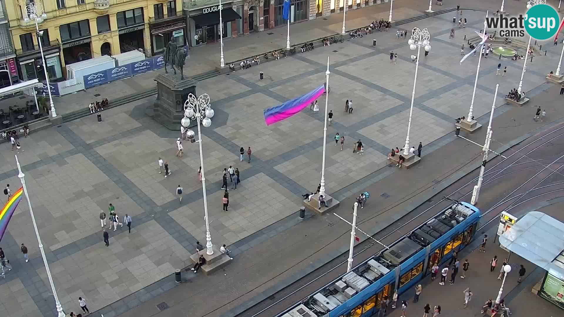Webcam live Zagreb – Ban Jelačić Platz