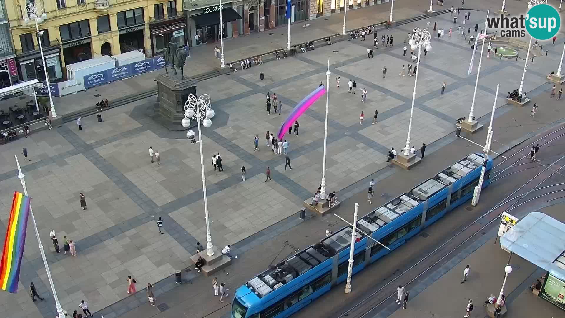 Webcam Zagreb – Ban Jelačić square