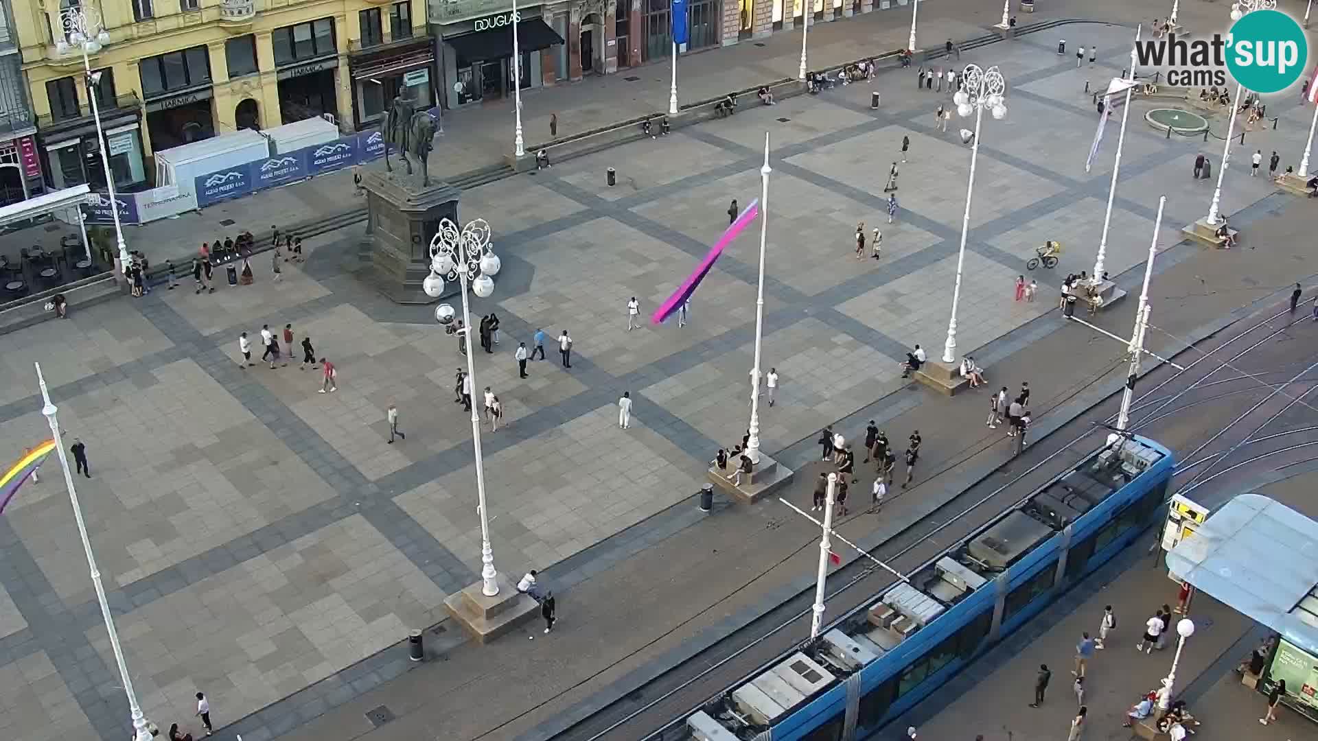 LIVE Webcam Zagreb Hotel Dubrovnik | Ban Jelačić square
