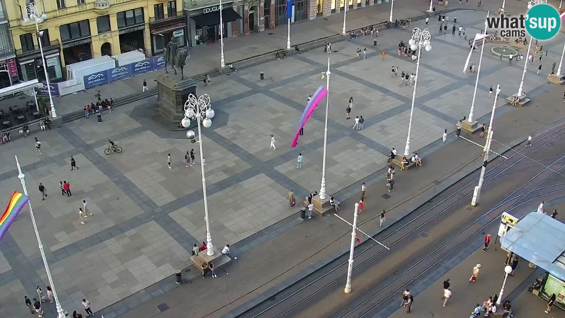 LIVE Webcam Zagreb Hotel Dubrovnik | Ban Jelačić square