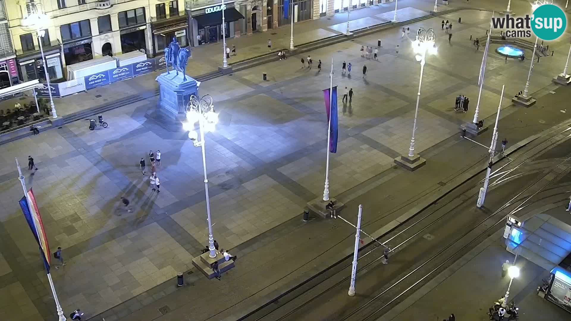 LIVE Webcam Zagreb Hotel Dubrovnik | Ban Jelačić square